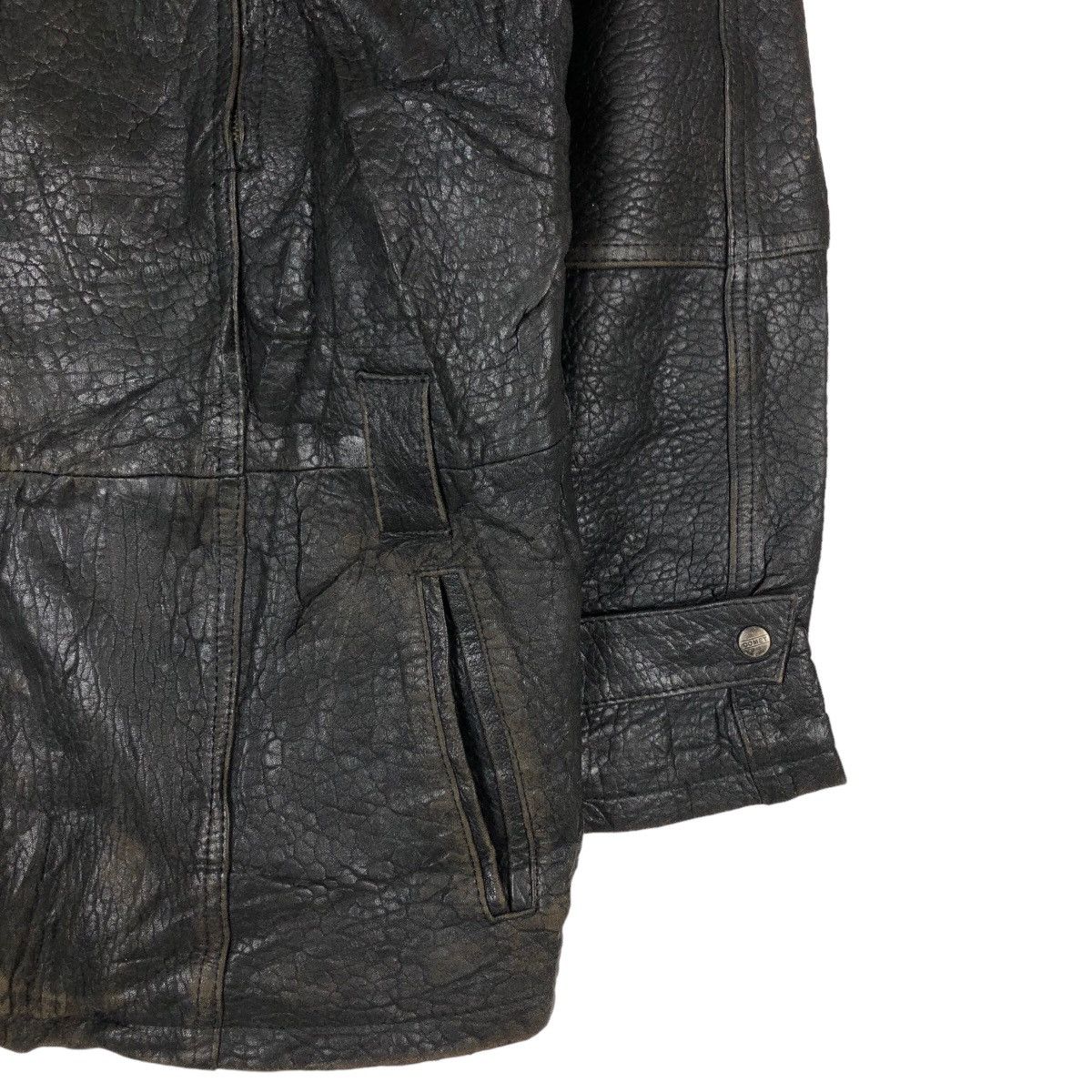 Japanese Brand VINTAGE LEATHER JACKET PUNK STYLELINING VITTORIO MULTA ITALY Size US M / EU 48-50 / 2 - 4 Thumbnail