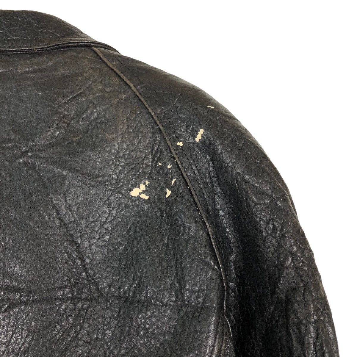 Japanese Brand VINTAGE LEATHER JACKET PUNK STYLELINING VITTORIO MULTA ITALY Size US M / EU 48-50 / 2 - 9 Thumbnail