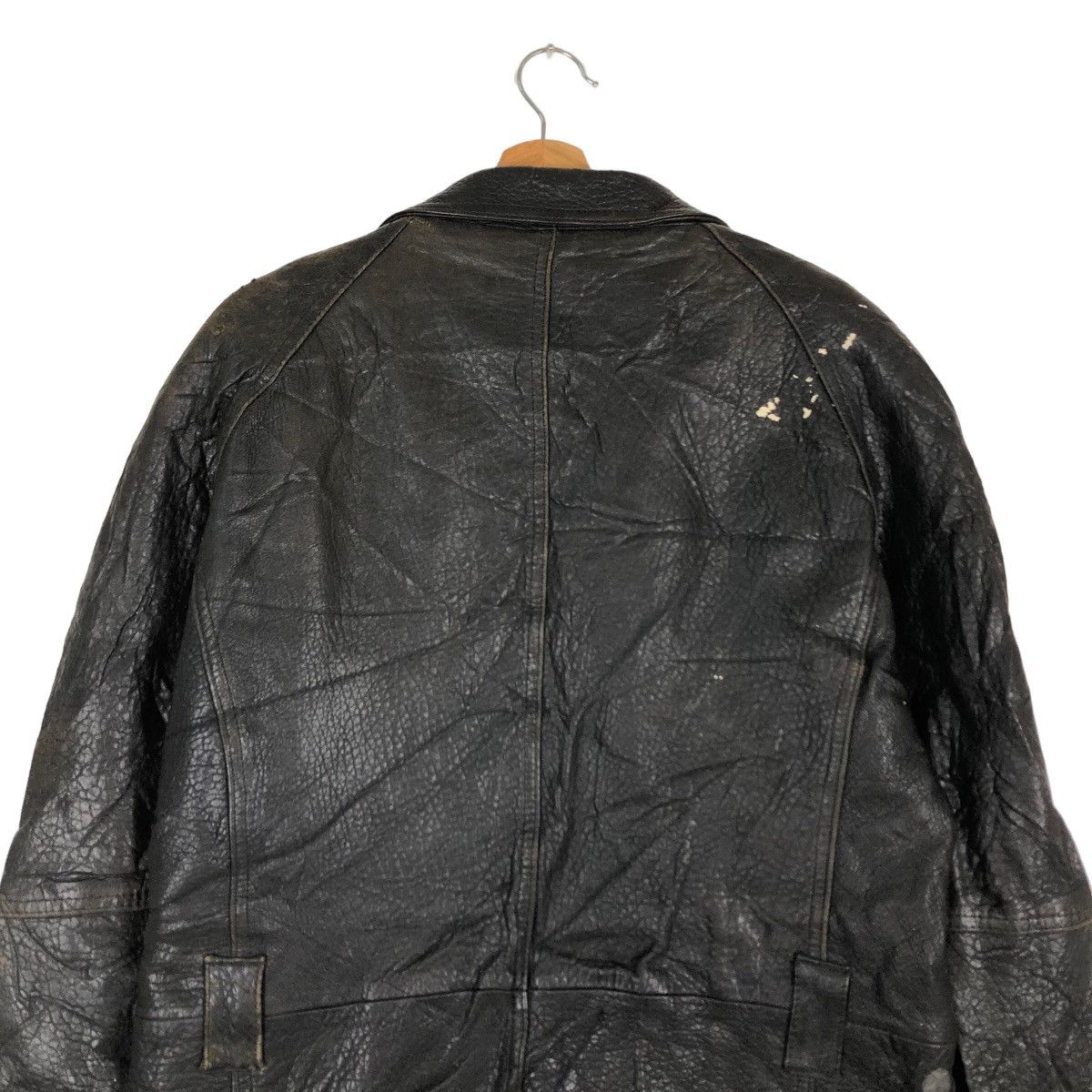 Japanese Brand VINTAGE LEATHER JACKET PUNK STYLELINING VITTORIO MULTA ITALY Size US M / EU 48-50 / 2 - 8 Thumbnail