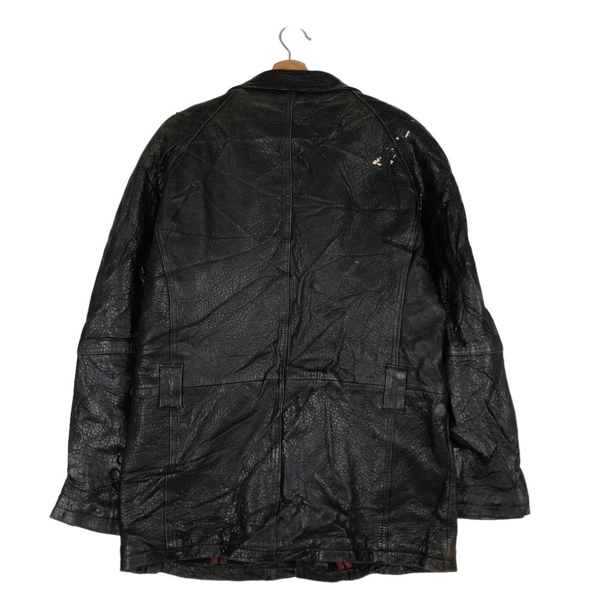 Japanese Brand VINTAGE LEATHER JACKET PUNK STYLELINING VITTORIO MULTA ITALY Size US M / EU 48-50 / 2 - 7 Thumbnail