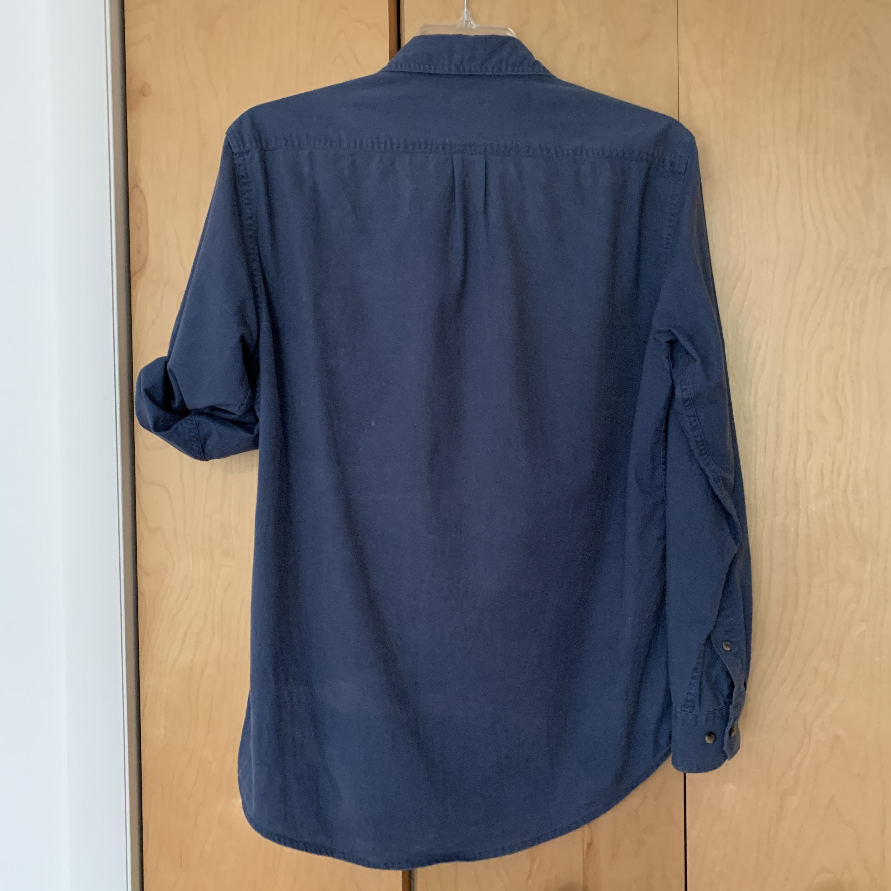 George George 100% Cotton Button Down Shirt M Convertible Sleeves Size US M / EU 48-50 / 2 - 7 Thumbnail