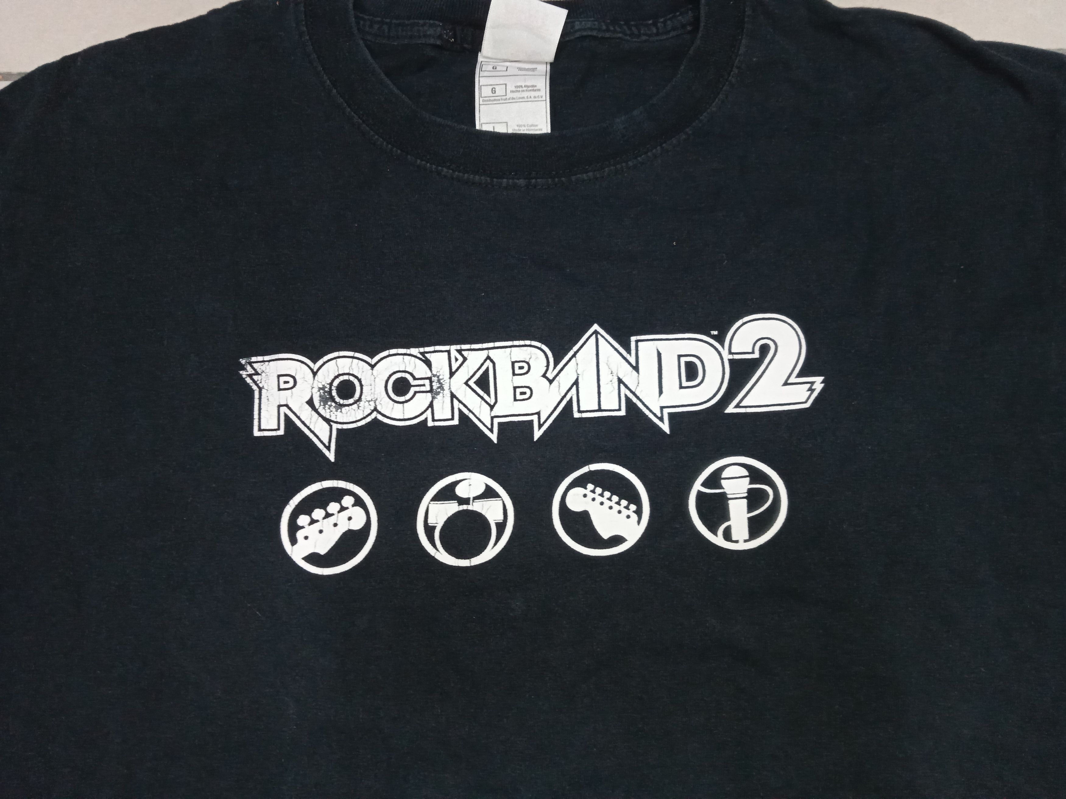 Playstation × Vintage Vintage 2000s Rockband 2 T-Shirt Guitar Heroes Size US L / EU 52-54 / 3 - 3 Thumbnail