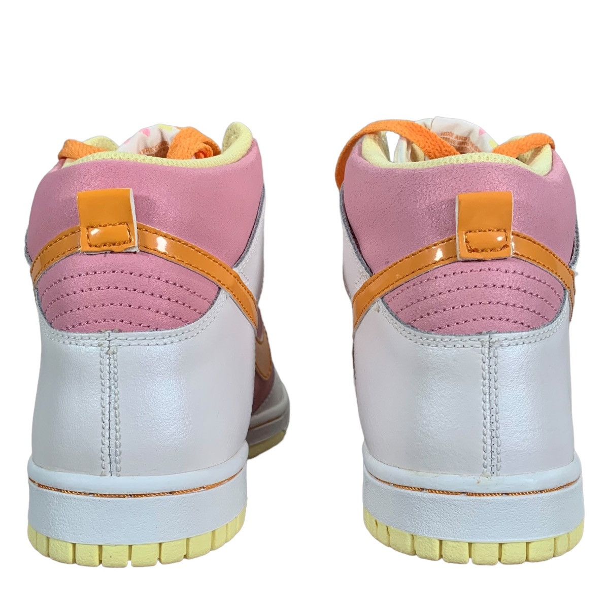 VTG Nike Dunk High Easter Egg Melon Pink Lemon 2009 Sneakers