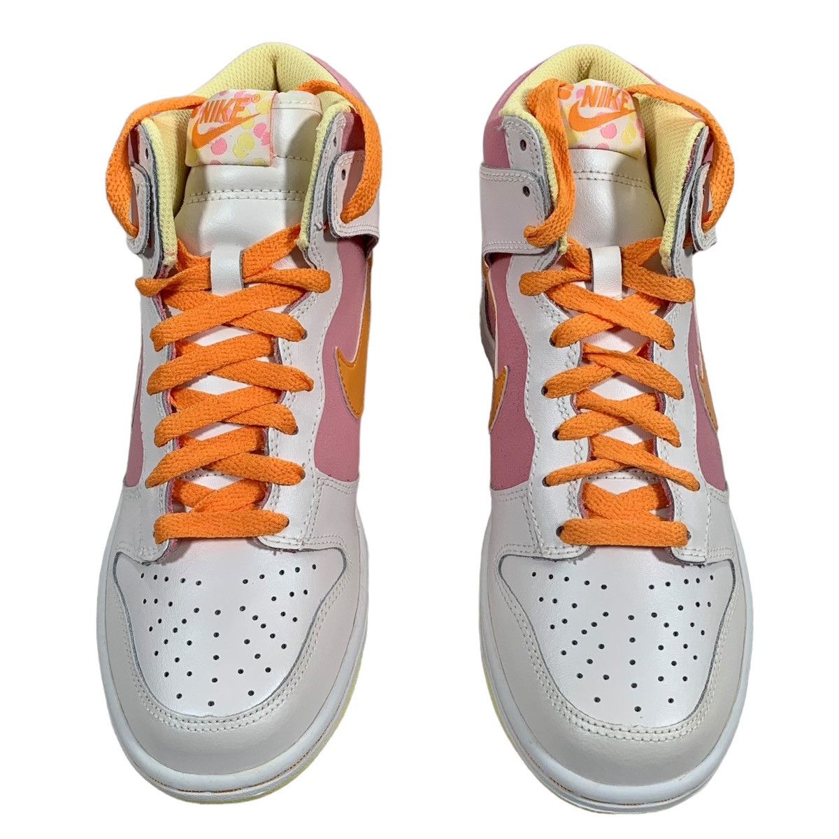 Vintage VTG Nike Dunk High Easter Egg Melon Pink Lemon 2009 Sneakers Size US 6 / EU 39 - 3 Thumbnail