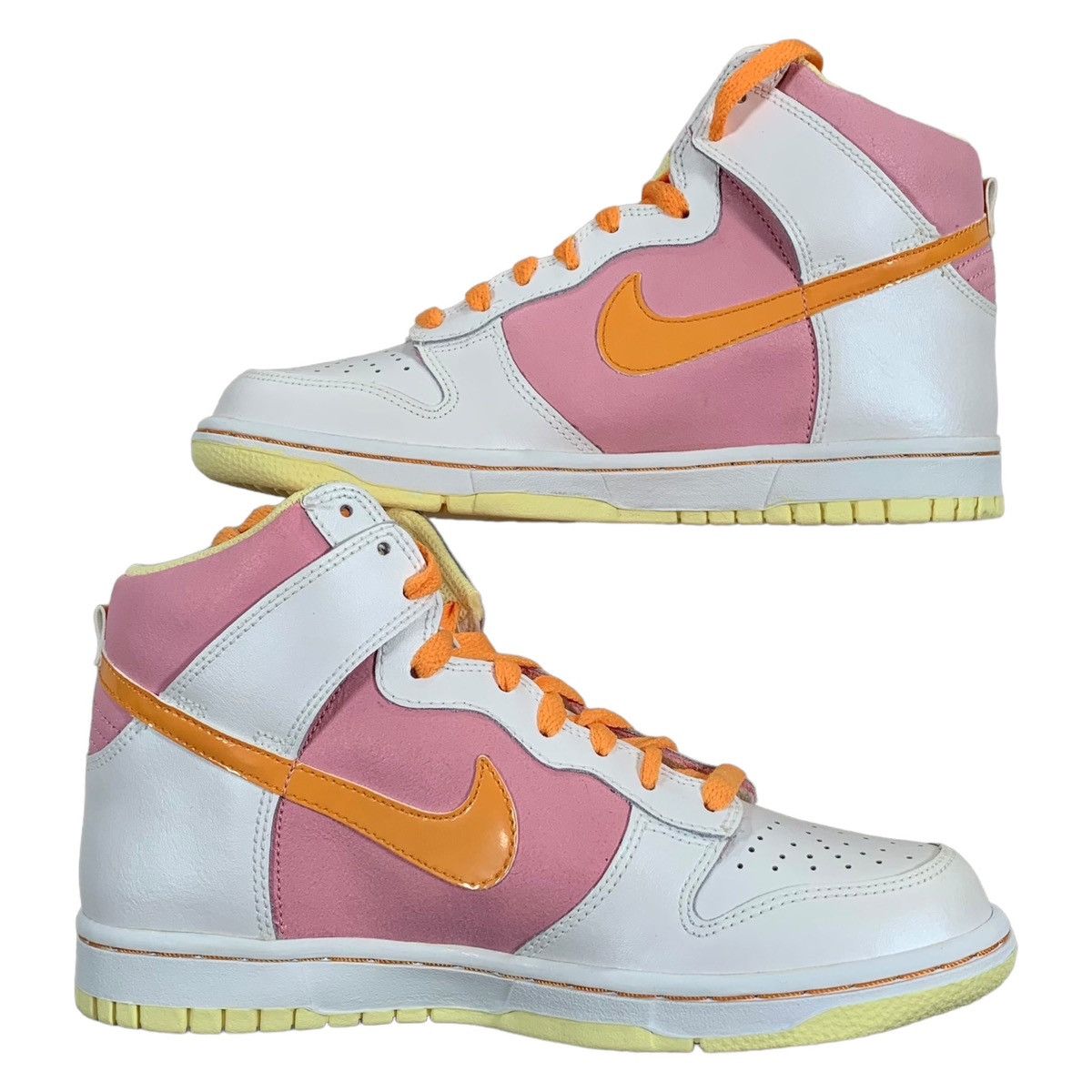 Vintage VTG Nike Dunk High Easter Egg Melon Pink Lemon 2009 Sneakers Size US 6 / EU 39 - 2 Thumbnail