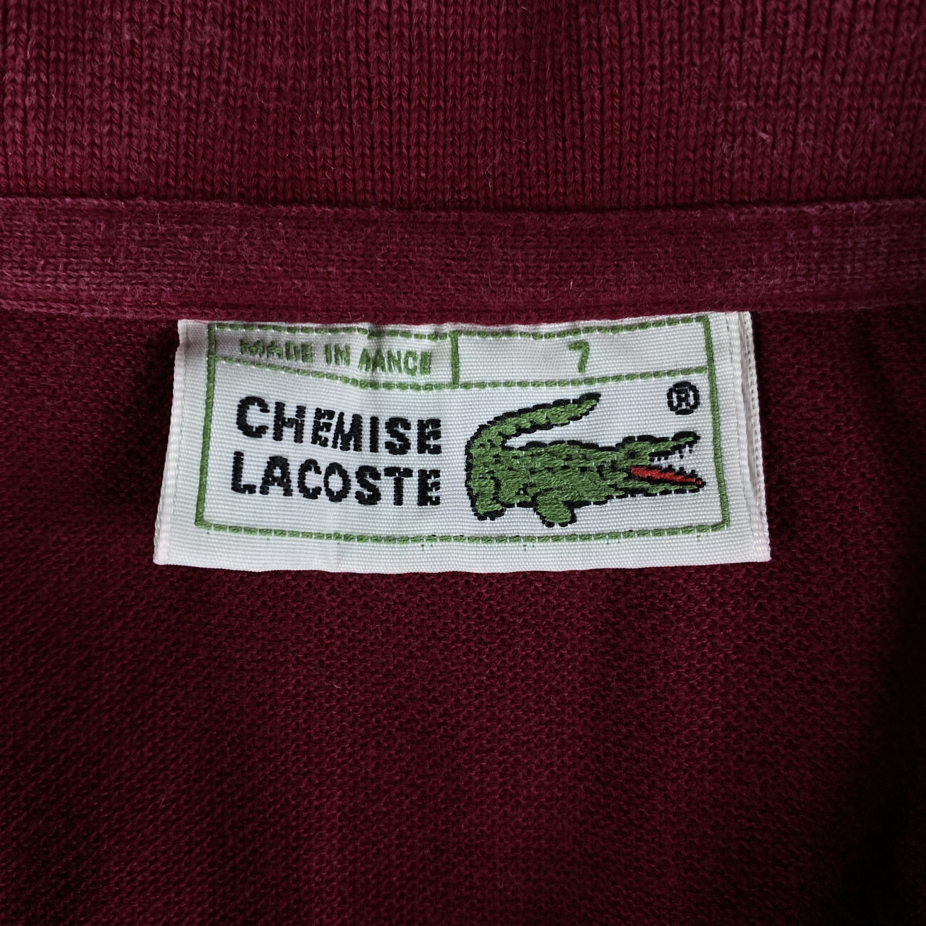 Lacoste × Vintage Men’s Polo T-Shirt Lacoste Chemise Vintage Size 7 Size US M / EU 48-50 / 2 - 4 Thumbnail