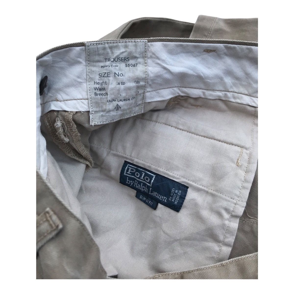 Polo Ralph Lauren Polo Ralph Lauren Cargo Multipocket Pants (Discolouration) Size US 35 - 19 Thumbnail