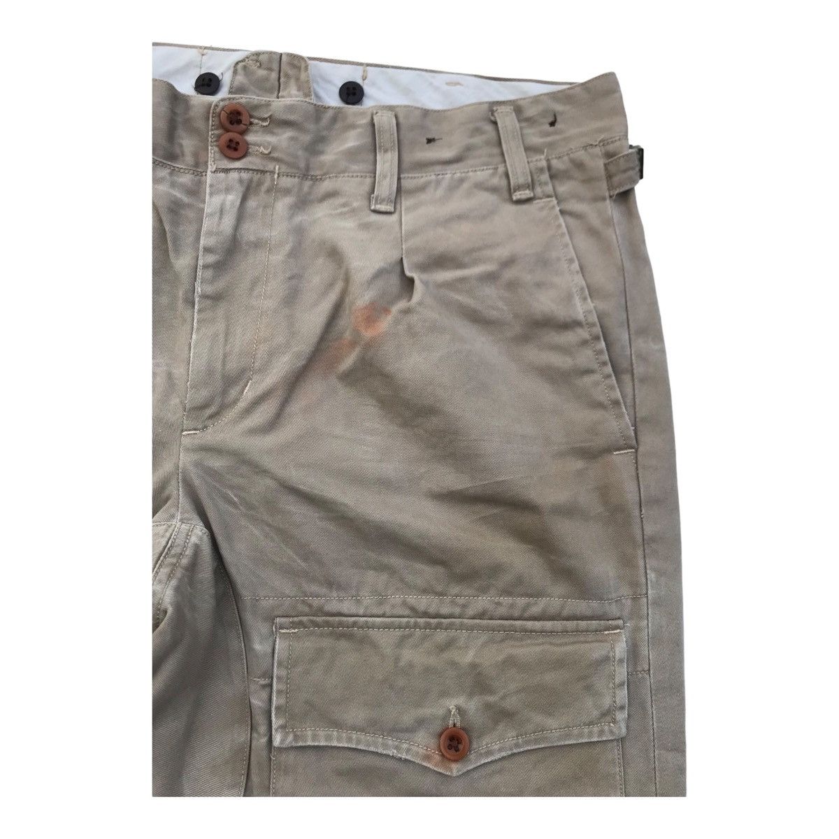 Polo Ralph Lauren Polo Ralph Lauren Cargo Multipocket Pants (Discolouration) Size US 35 - 5 Thumbnail