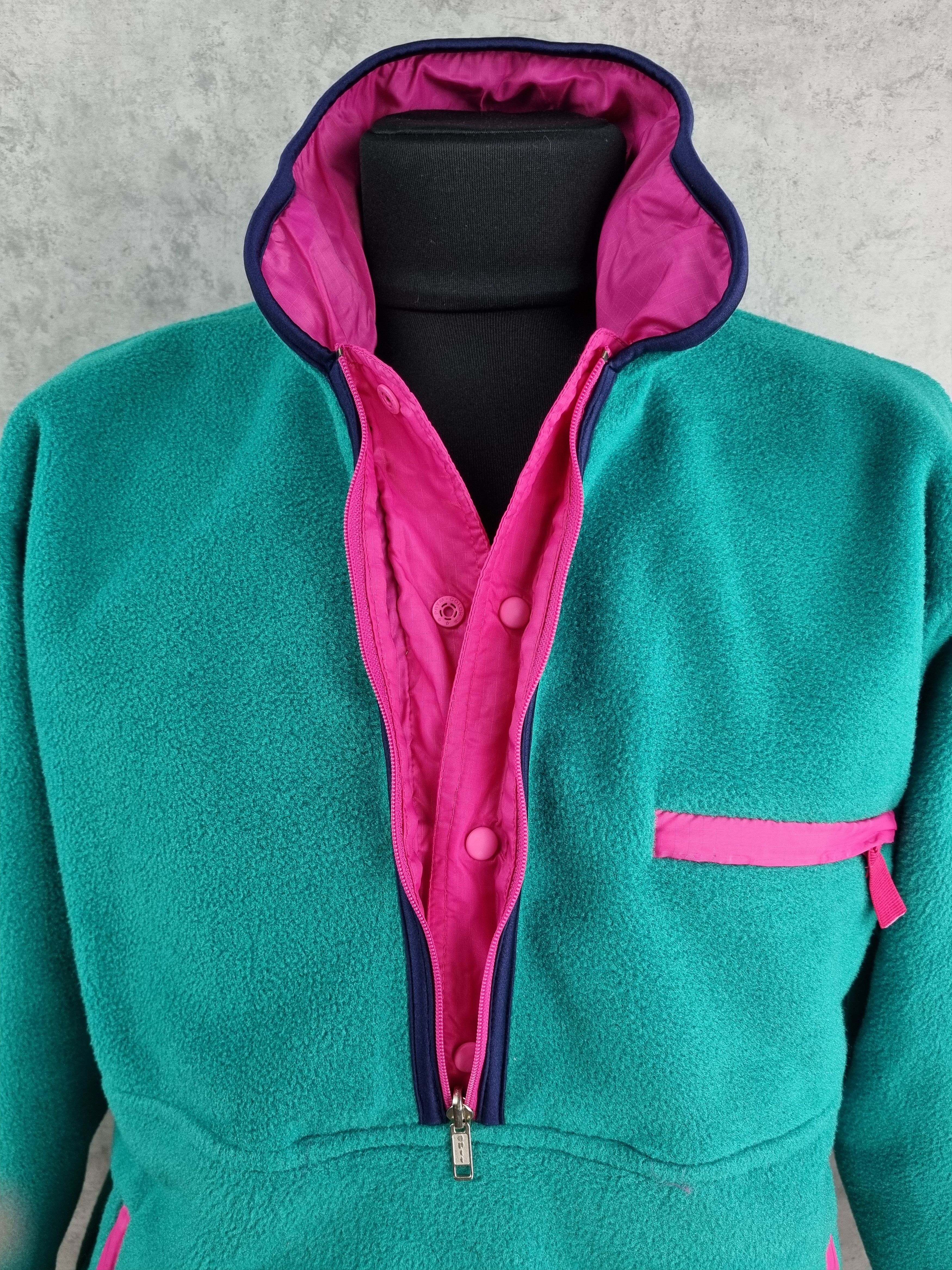 Vintage 90s Two Side Fleece/Nylon Anorak feels like Patagonia Size US XL / EU 56 / 4 - 3 Thumbnail