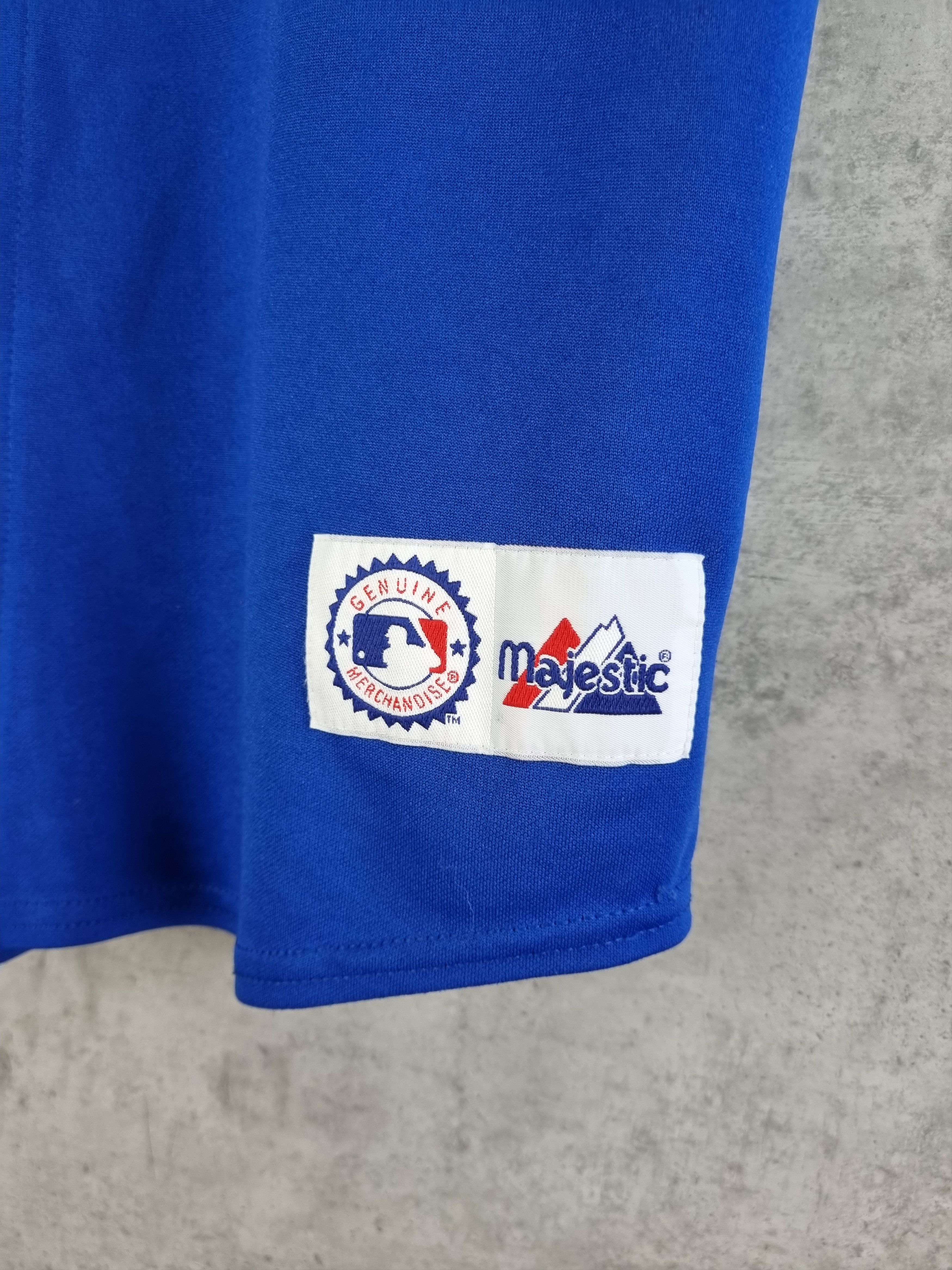 MLB × Majestic 80s Chicago CUBS Jersey Majestic Tee Shirt Very Rare Size US XL / EU 56 / 4 - 10 Thumbnail
