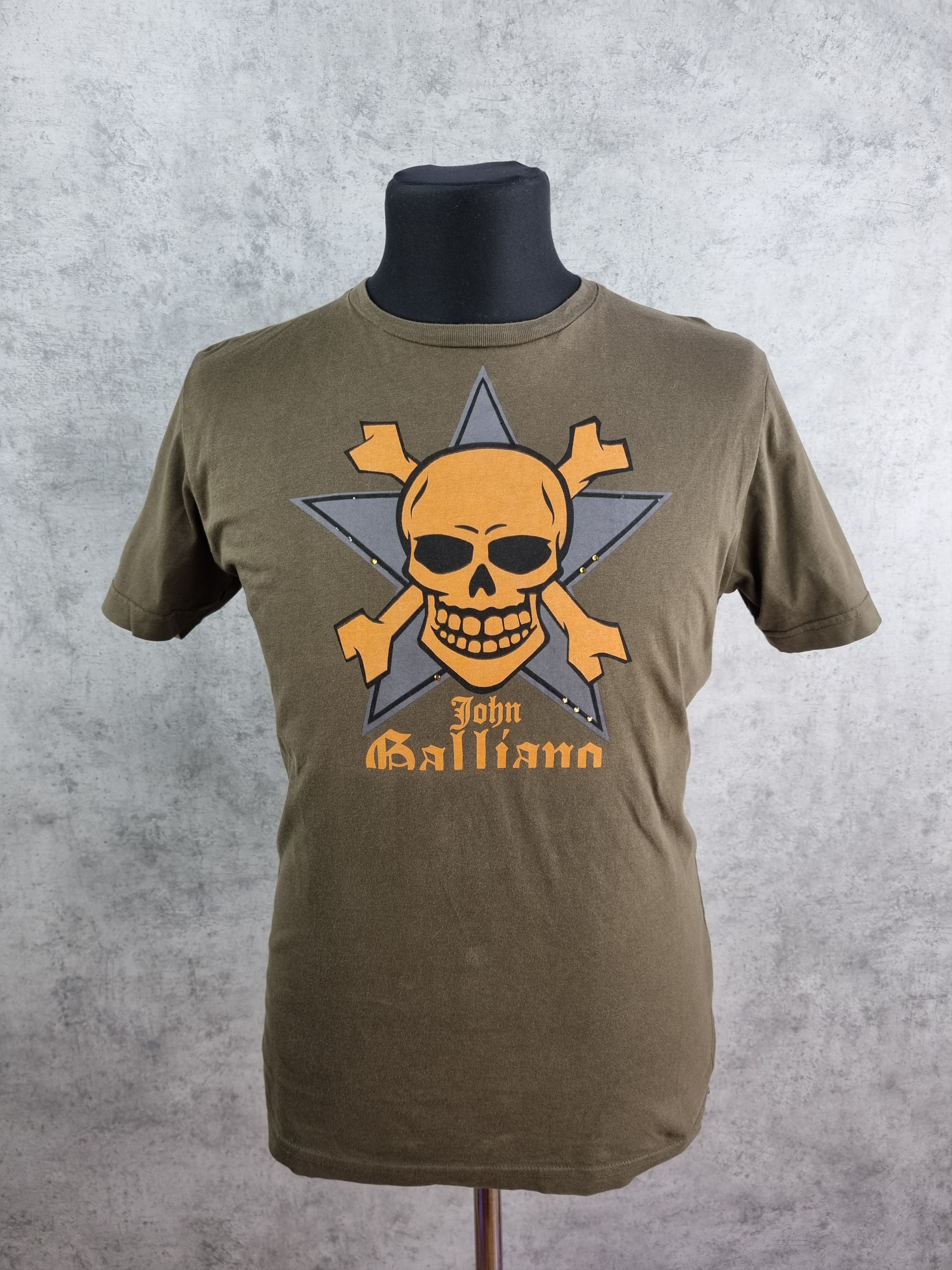 John Galliano Rare JOHN GALLIANO SKULL Print Tee shirt Size US M / EU 48-50 / 2 - 2 Thumbnail