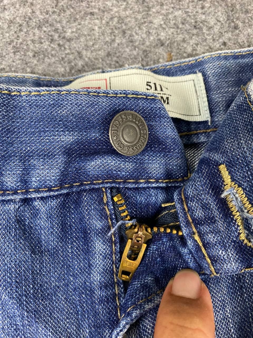 Levi's levis 511 slim straight distressed denim Size US 28 / EU 44 - 11 Thumbnail