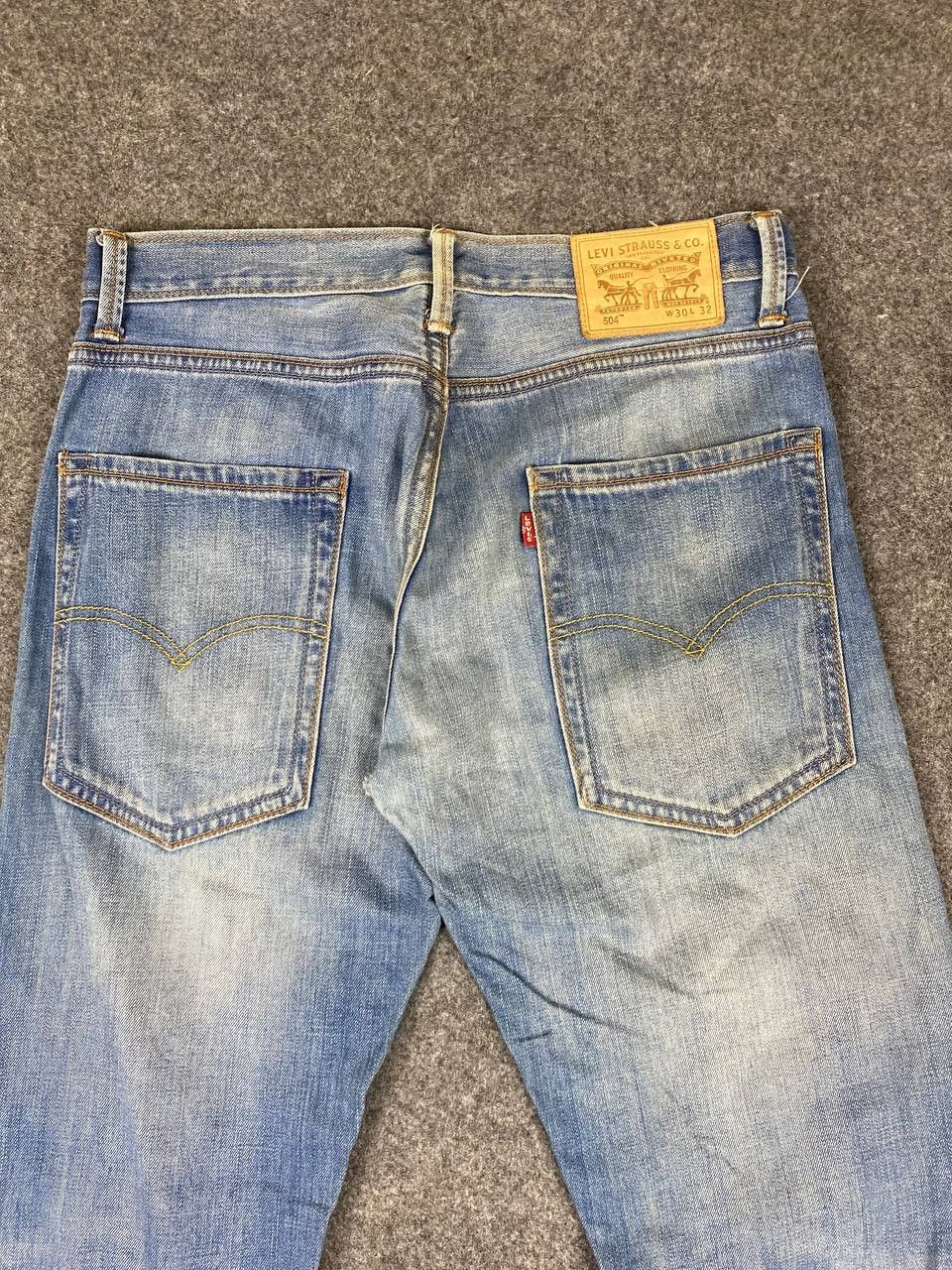 Levi's levis 504 uneven faded distressed denim Size US 32 / EU 48 - 4 Thumbnail