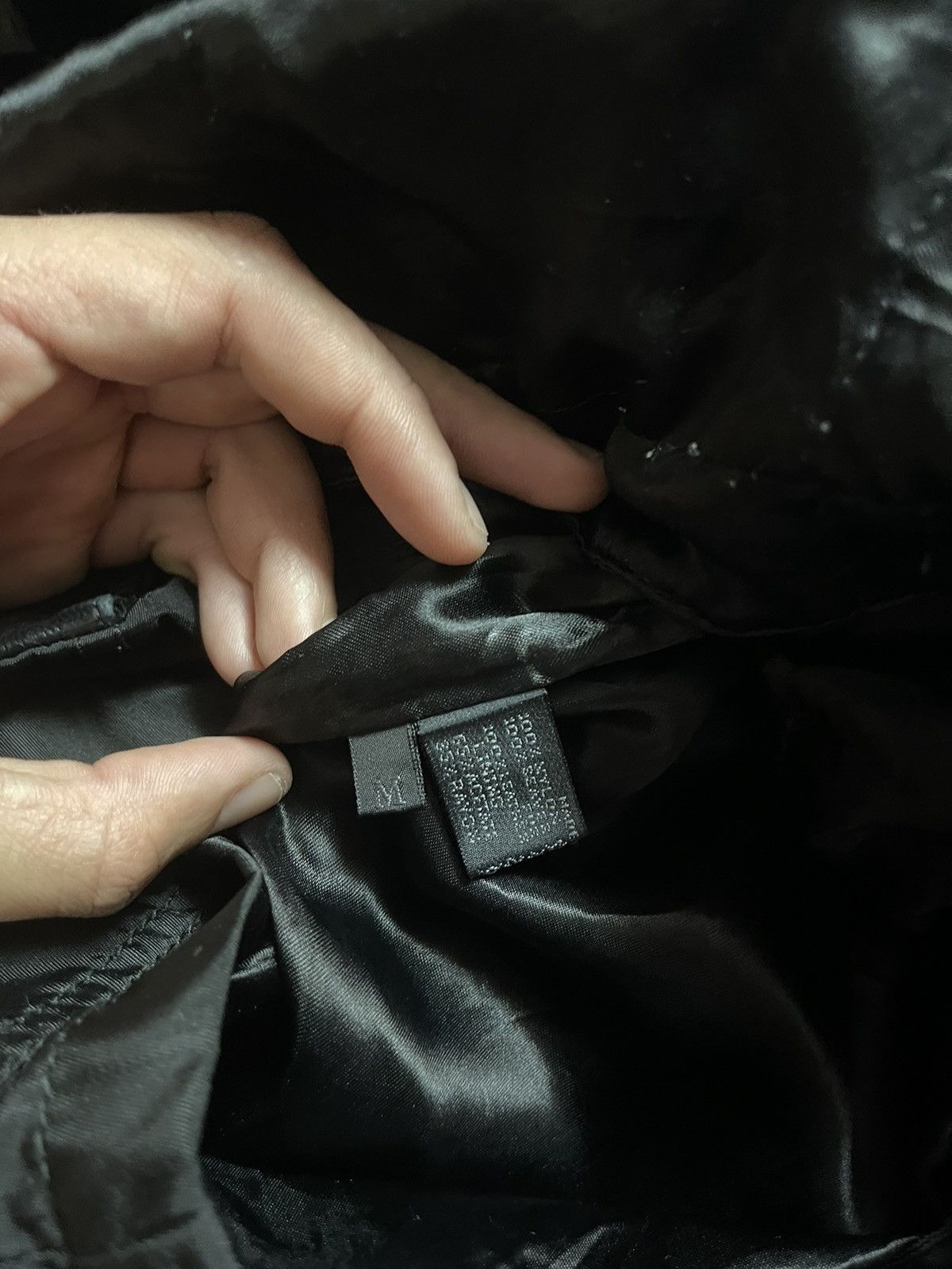 Prada × Vintage Prada nylon + leather avant garde belted biker jacket Size US M / EU 48-50 / 2 - 12 Thumbnail
