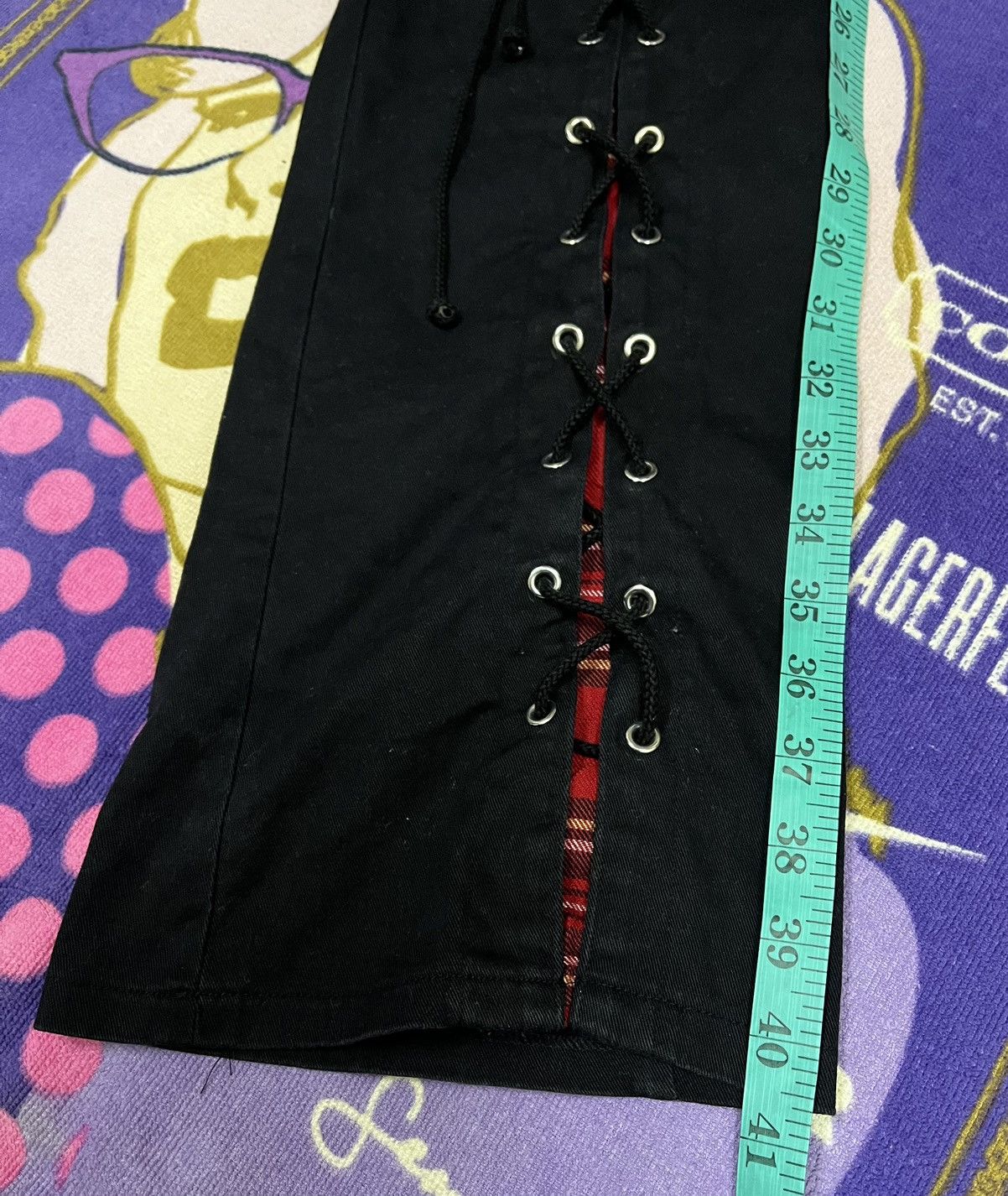 Designer × Japanese Brand Punk Design Unbrand Casual Pant x Rare Design Size US 31 - 15 Thumbnail