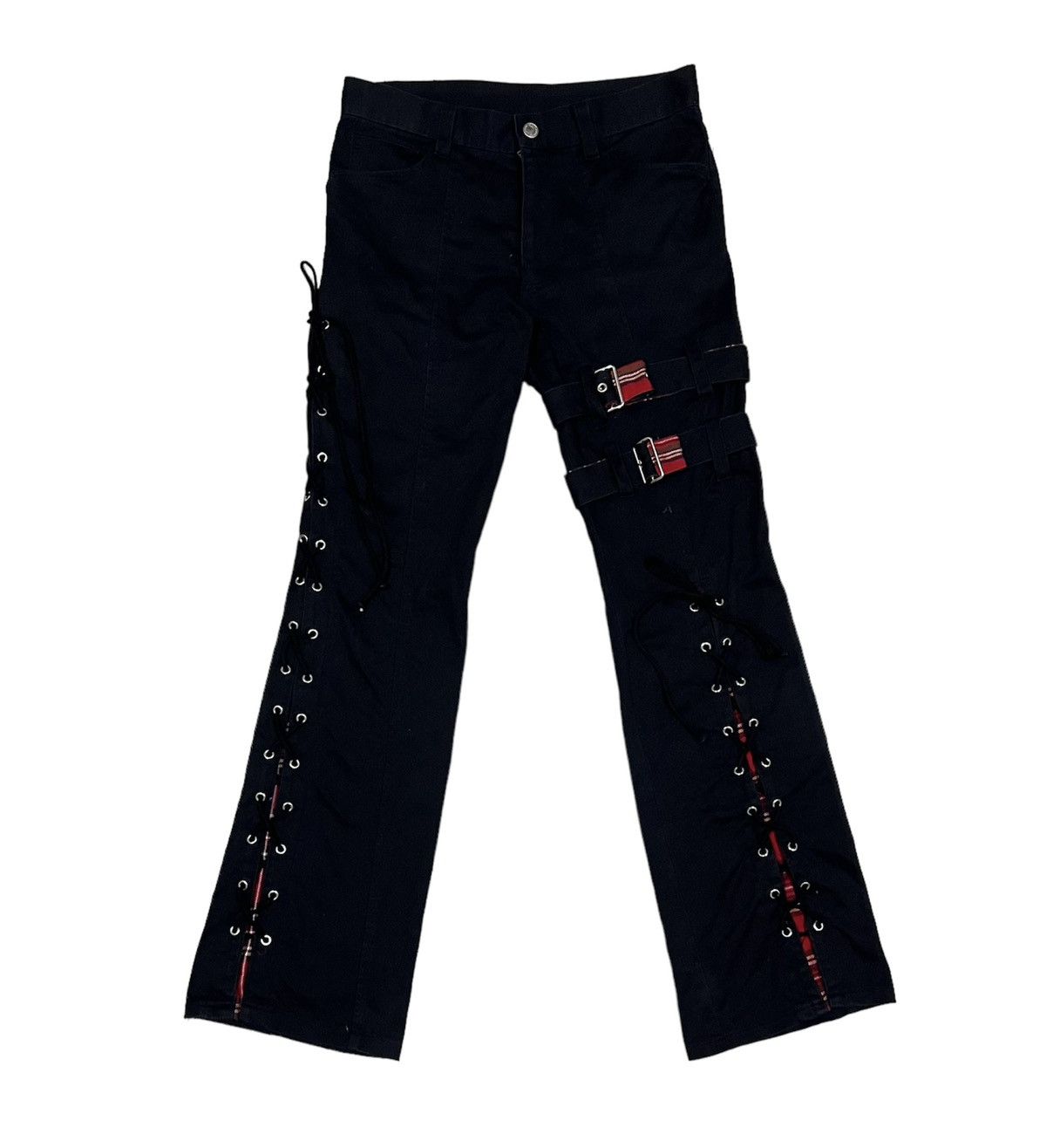 Designer × Japanese Brand Punk Design Unbrand Casual Pant x Rare Design Size US 31 - 1 Thumbnail