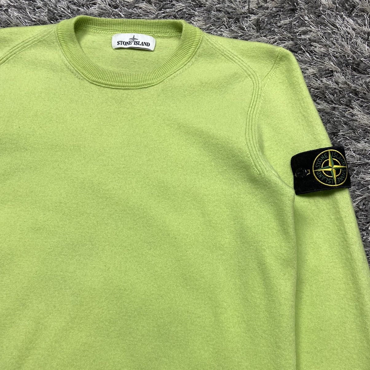 Stone Island STONE ISLAND CUTTIE GREEN Y2K WOOL KNITTED SWEATER 1375 Size US M / EU 48-50 / 2 - 2 Thumbnail