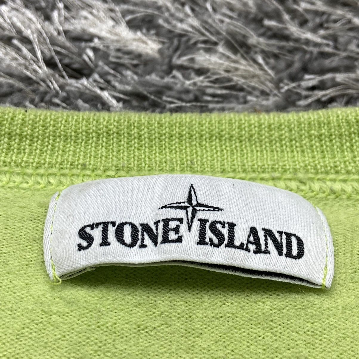 Stone Island STONE ISLAND CUTTIE GREEN Y2K WOOL KNITTED SWEATER 1375 Size US M / EU 48-50 / 2 - 8 Thumbnail