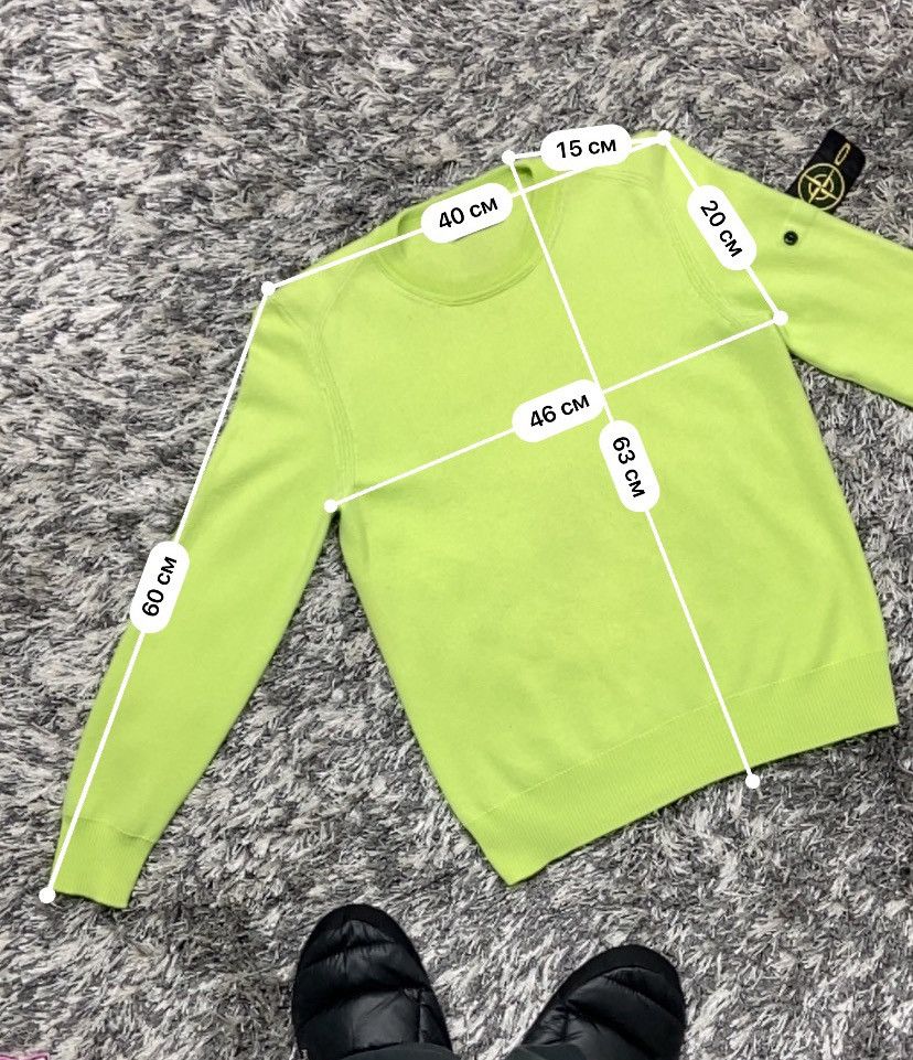 Stone Island STONE ISLAND CUTTIE GREEN Y2K WOOL KNITTED SWEATER 1375 Size US M / EU 48-50 / 2 - 10 Thumbnail