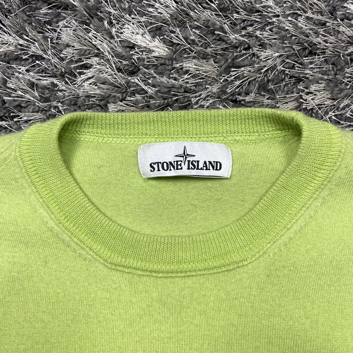Stone Island STONE ISLAND CUTTIE GREEN Y2K WOOL KNITTED SWEATER 1375 Size US M / EU 48-50 / 2 - 3 Thumbnail