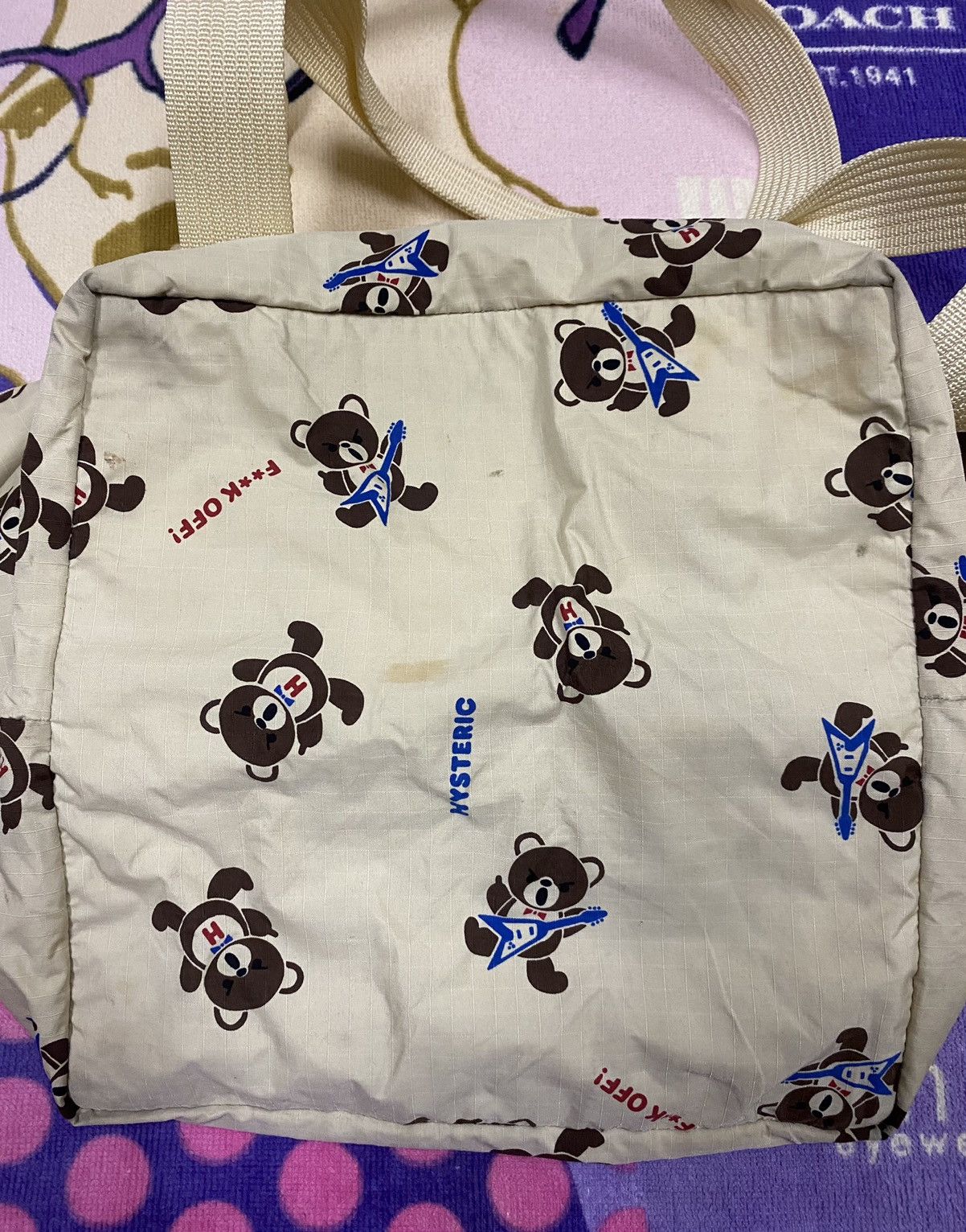 Hysteric Glamour HYSTERIC F**K OFF! Tote Bag x Rare Size ONE SIZE - 10 Thumbnail