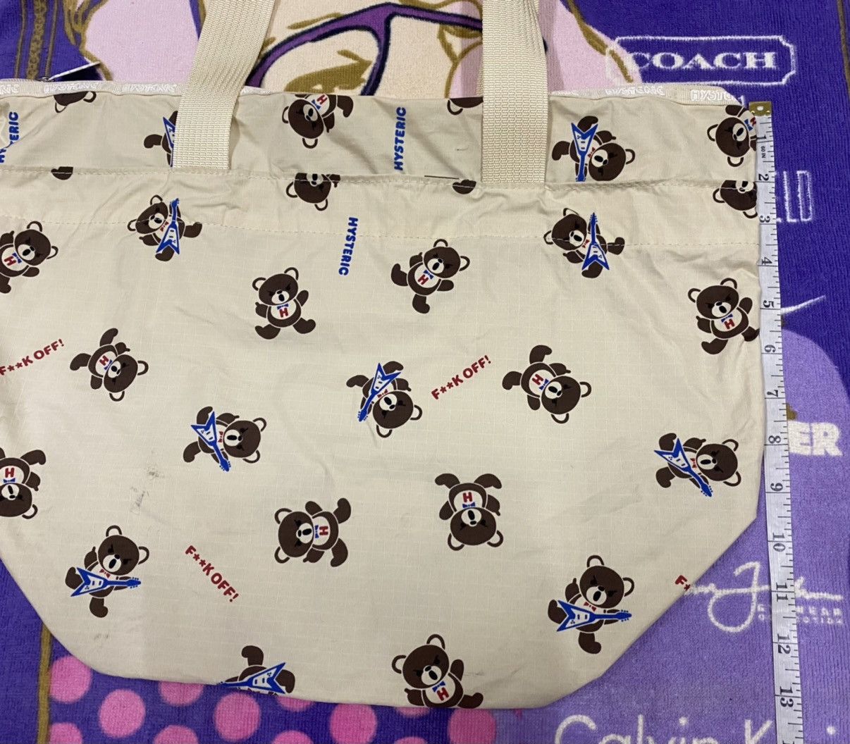 Hysteric Glamour HYSTERIC F**K OFF! Tote Bag x Rare Size ONE SIZE - 15 Thumbnail