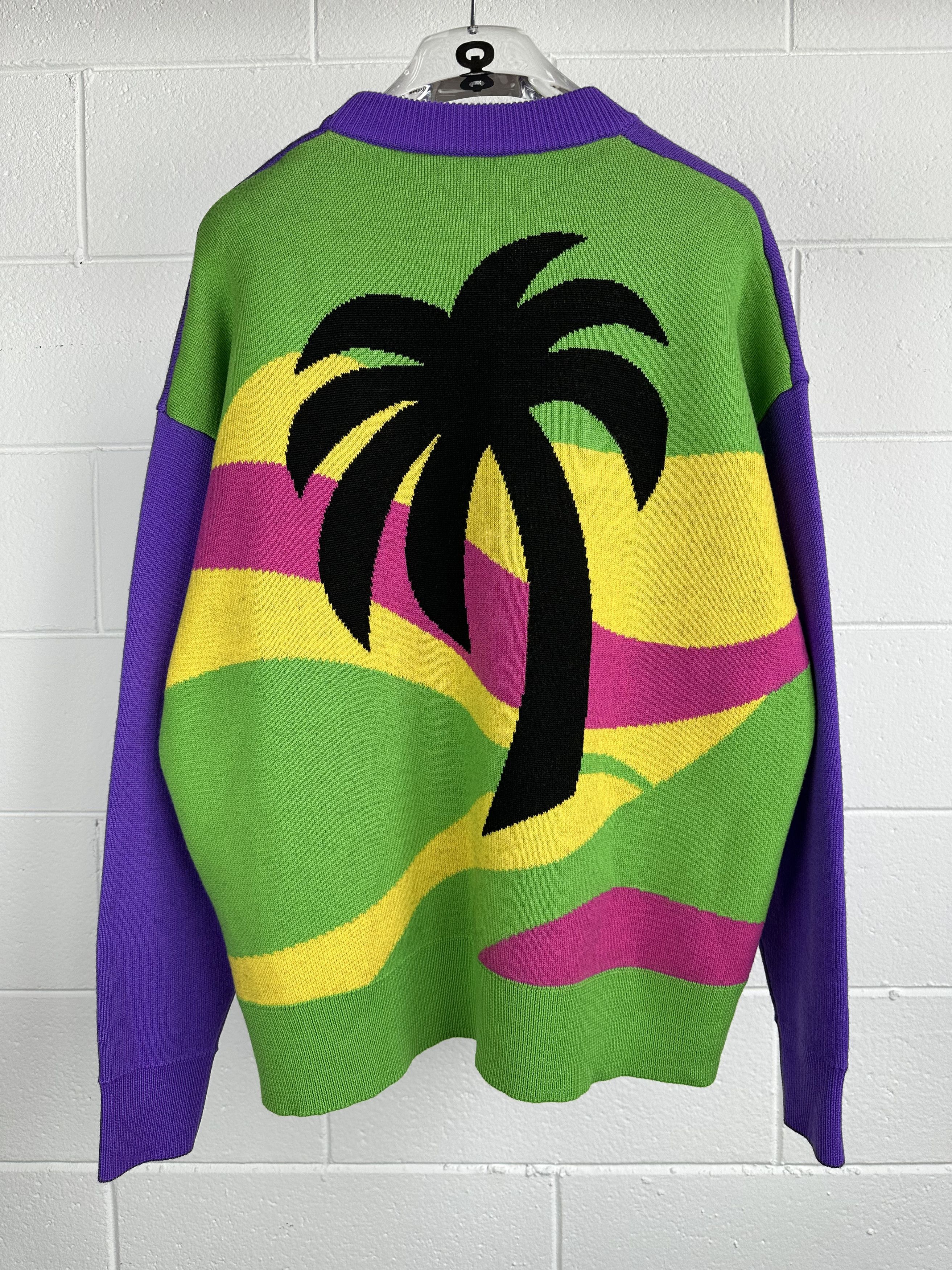Intarsia Palm Jumper Sz: S