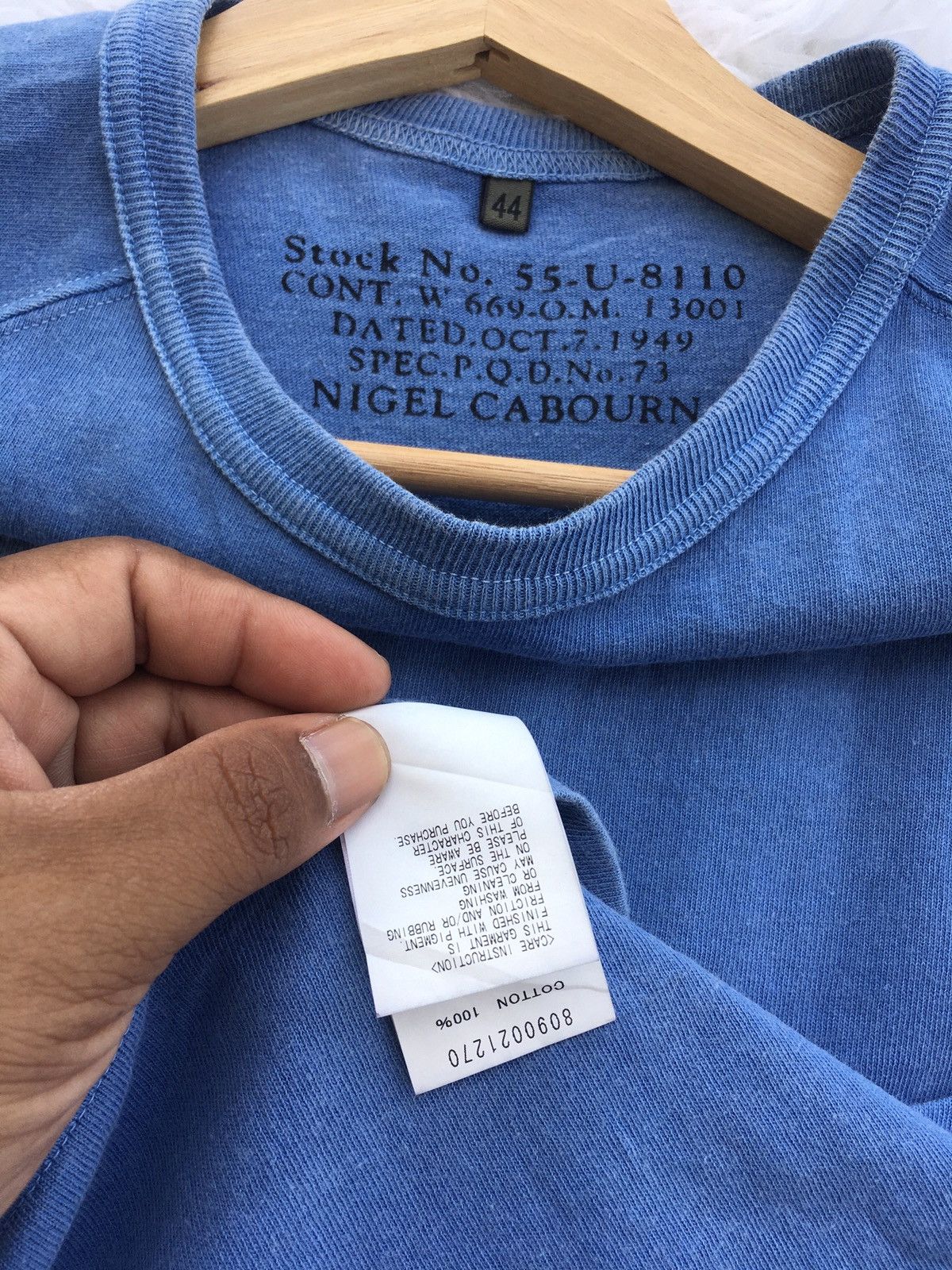 Nigel Cabourn Rare Vintage Nigel Cabourn Pocket Tshirt Size US S / EU 44-46 / 1 - 11 Thumbnail