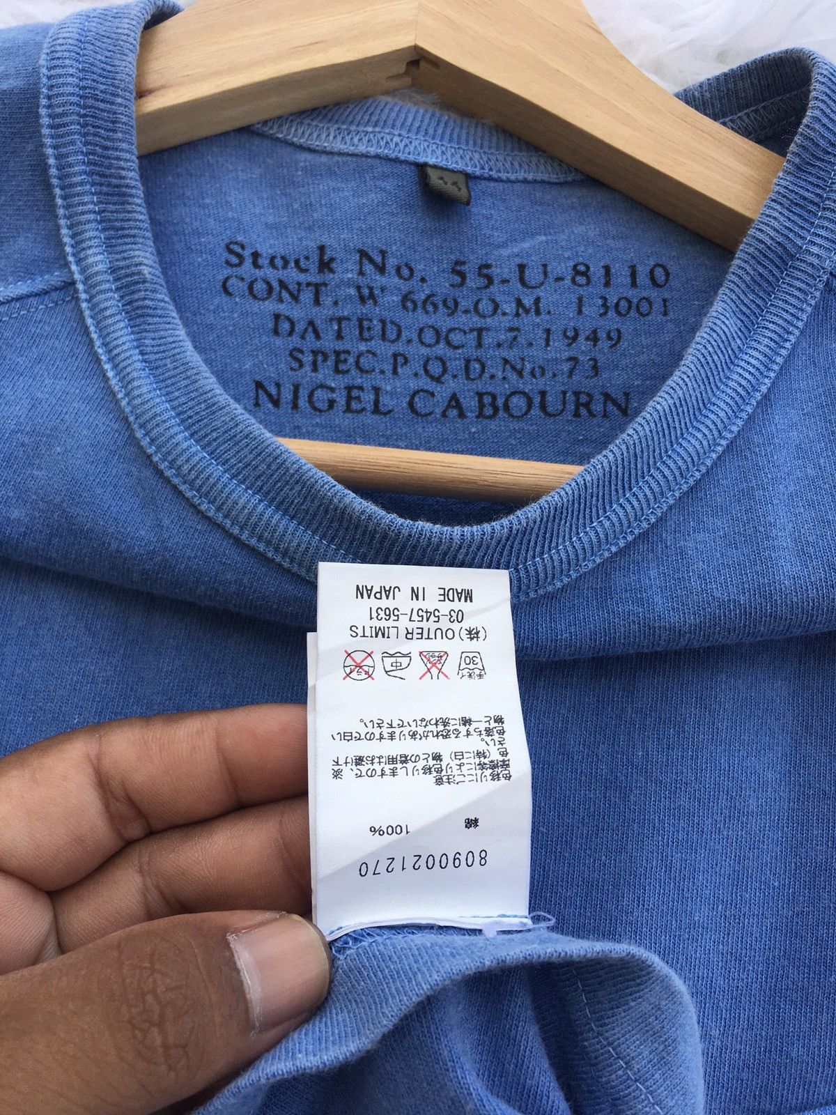 Nigel Cabourn Rare Vintage Nigel Cabourn Pocket Tshirt Size US S / EU 44-46 / 1 - 9 Thumbnail