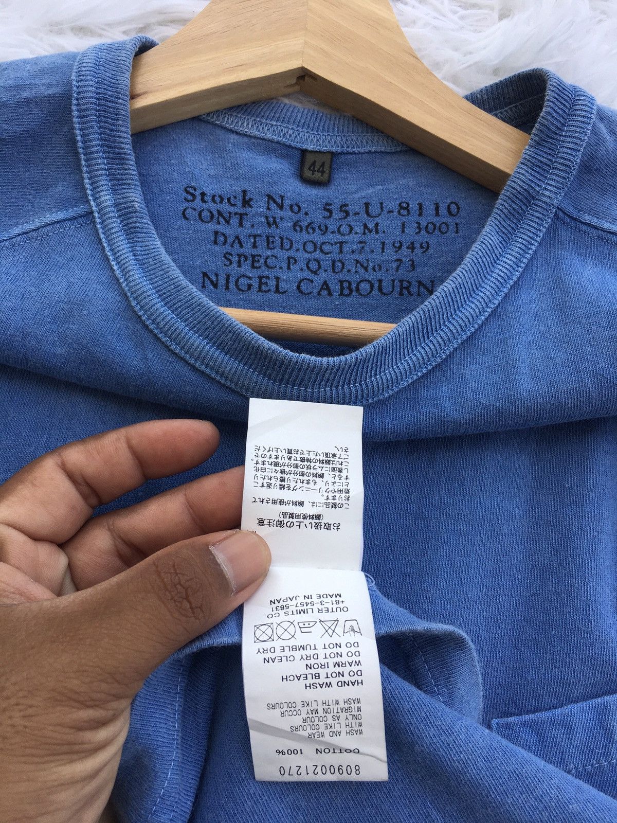 Nigel Cabourn Rare Vintage Nigel Cabourn Pocket Tshirt Size US S / EU 44-46 / 1 - 10 Thumbnail