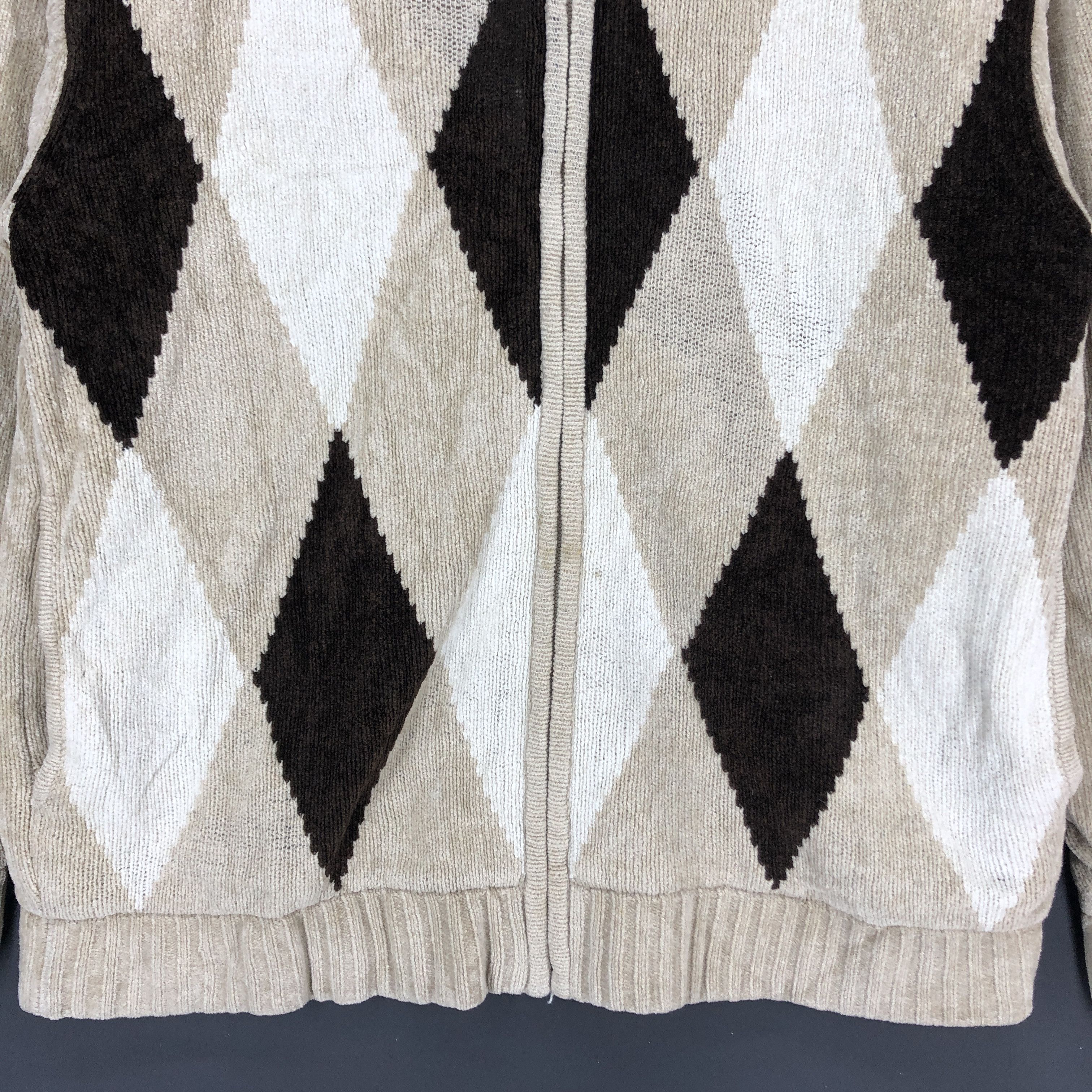 Other 90s Style VINTAGE CLUB Geometric Knitwear #1680-63 Size US L / EU 52-54 / 3 - 3 Thumbnail