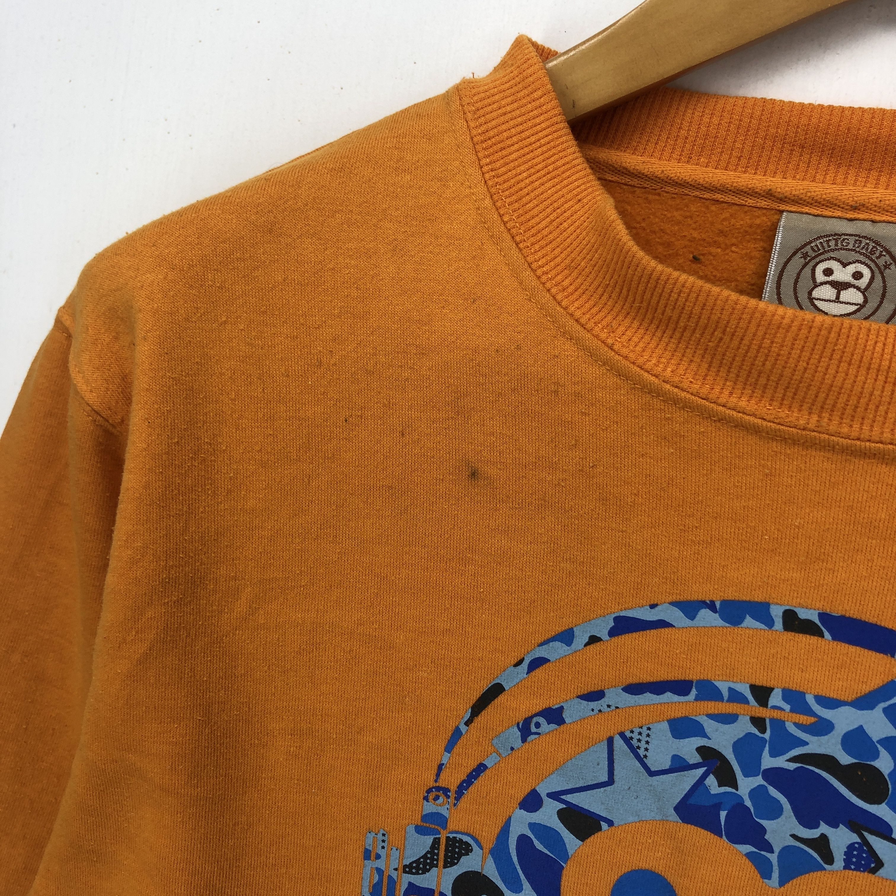Japanese Brand UITTG BABY Crew Neck Sweatshirt No Banana No Life #1406-50 Size US M / EU 48-50 / 2 - 3 Thumbnail