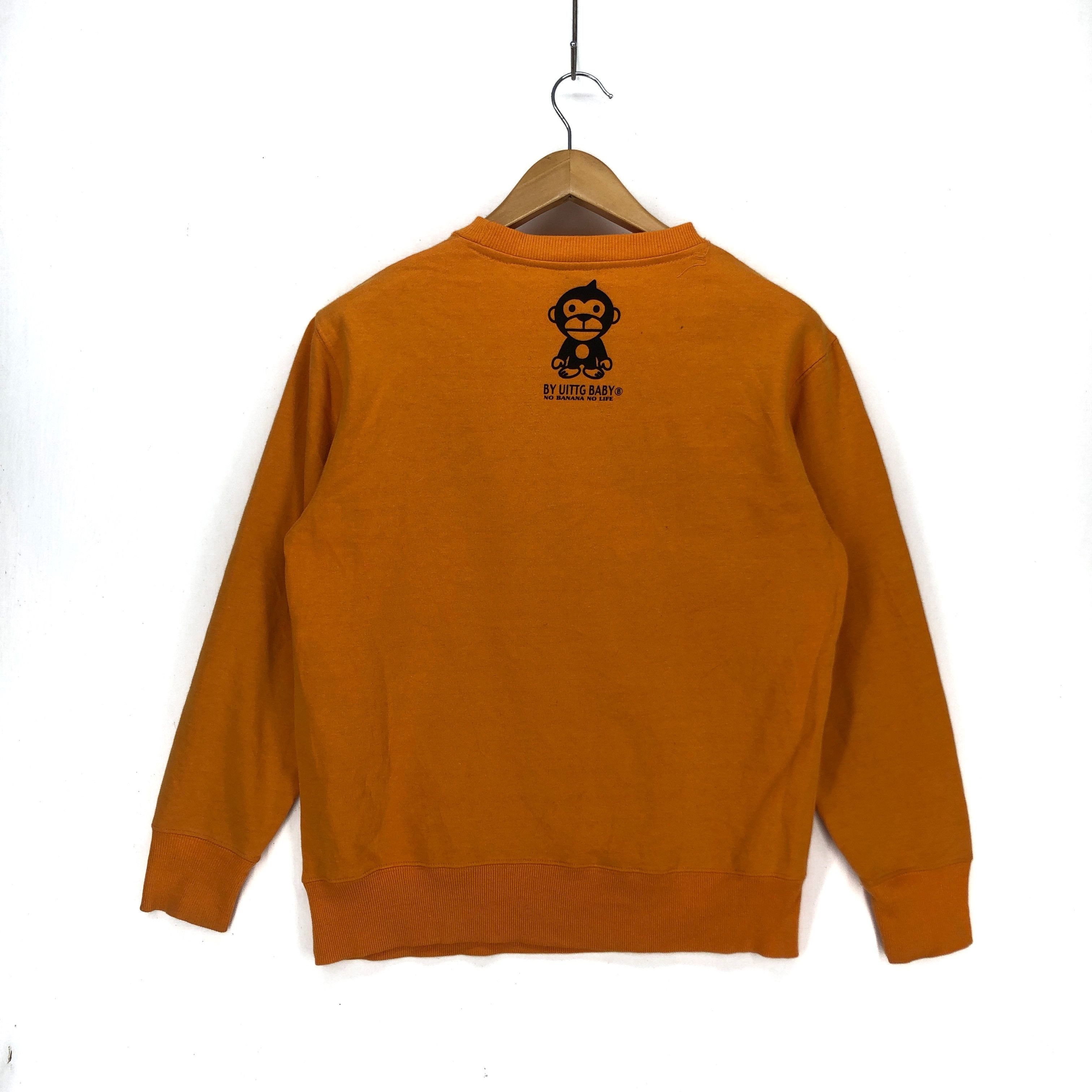 Japanese Brand UITTG BABY Crew Neck Sweatshirt No Banana No Life #1406-50 Size US M / EU 48-50 / 2 - 5 Thumbnail