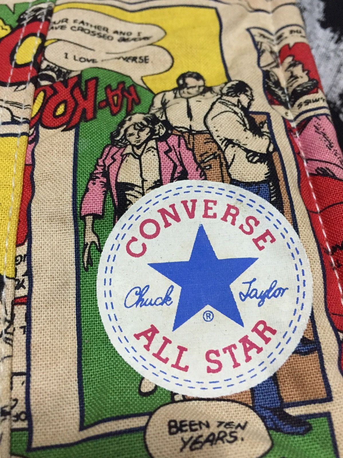 Converse Vintage converse Tote bag pop-art cartoon streetwear anime Size ONE SIZE - 6 Thumbnail