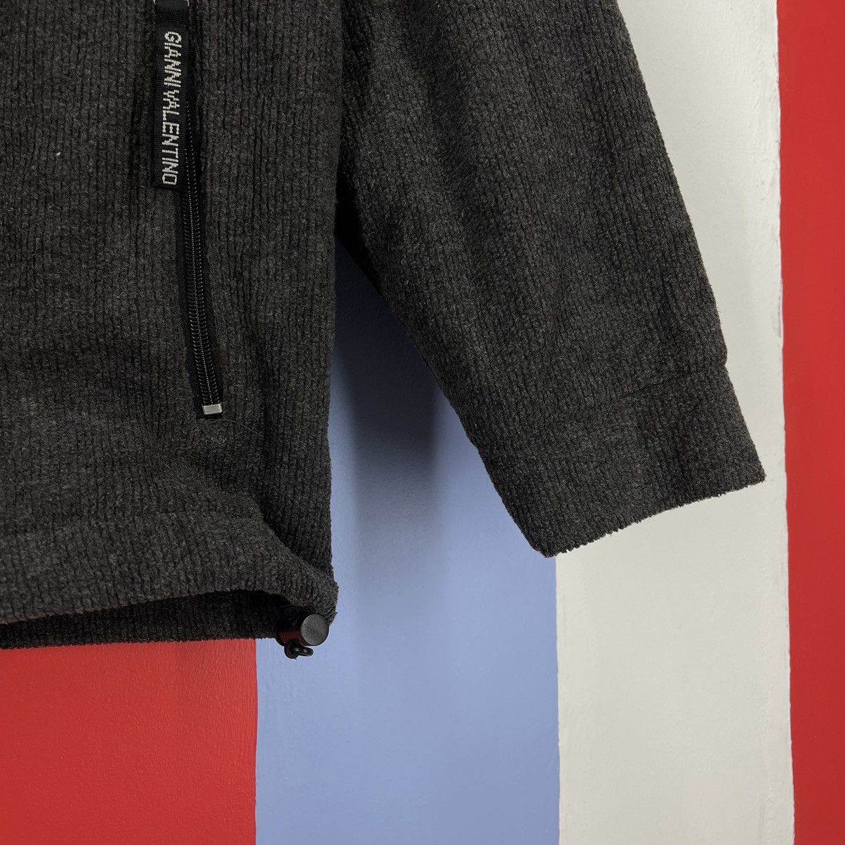 Gianni Valentino GIANNI VALENTINO Turtle Neck Zipper Fleece #1080/AL Size US M / EU 48-50 / 2 - 6 Thumbnail