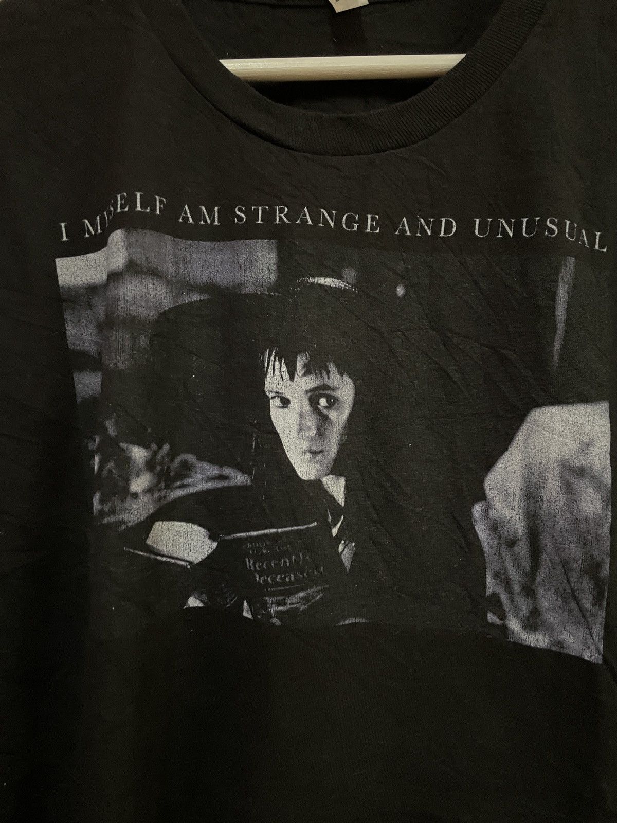 Other Beetlejuice movie 1988 “ i myself am strange and unusual” Size US XL / EU 56 / 4 - 4 Thumbnail