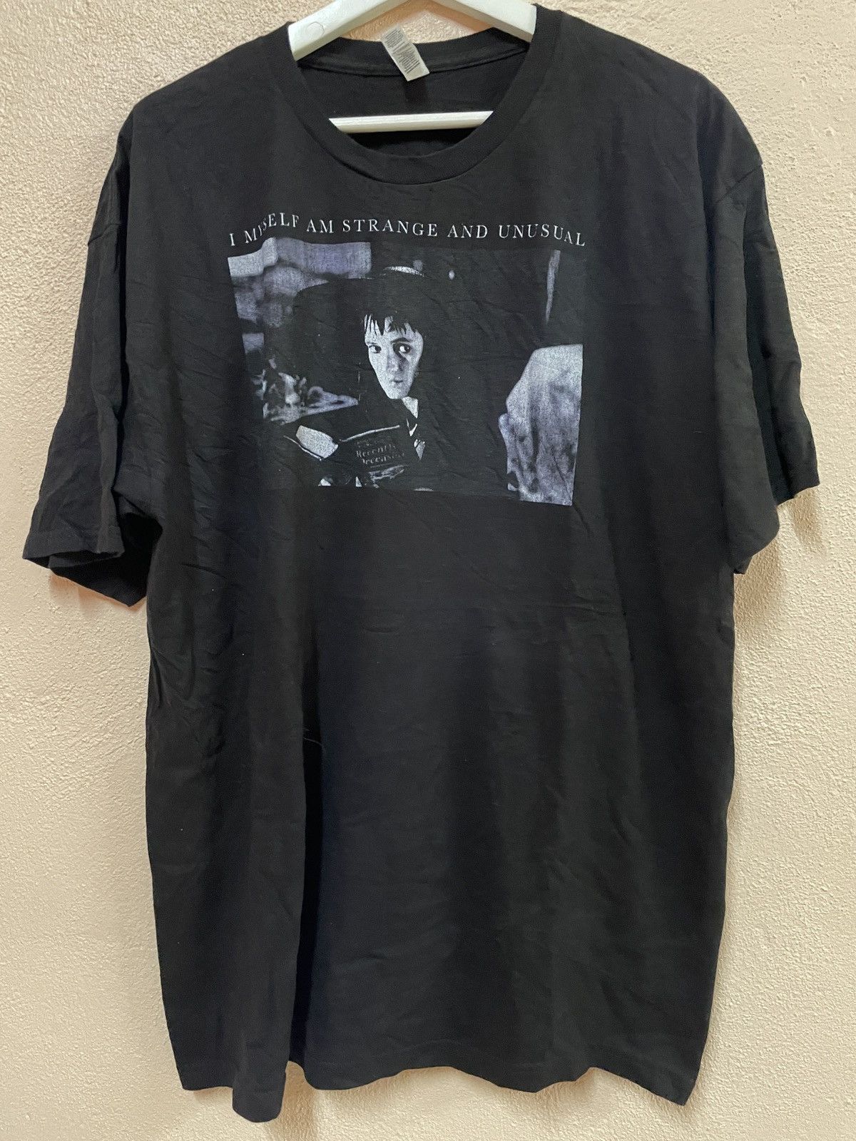 Other Beetlejuice movie 1988 “ i myself am strange and unusual” Size US XL / EU 56 / 4 - 2 Thumbnail