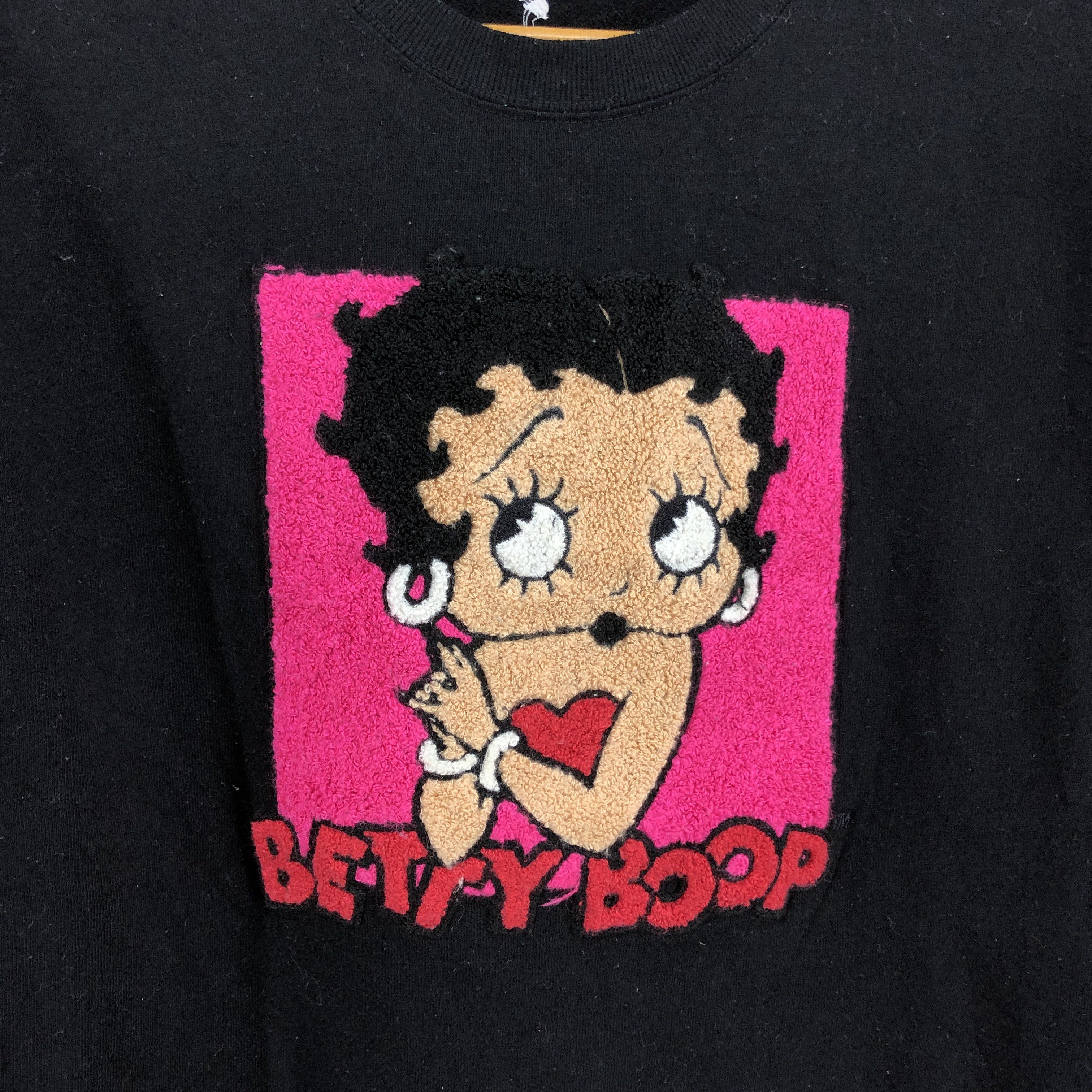 Cartoon Network BETTY BOOP Crew Neck Sweatshirt 3D Logo #010-01 Size US S / EU 44-46 / 1 - 2 Thumbnail