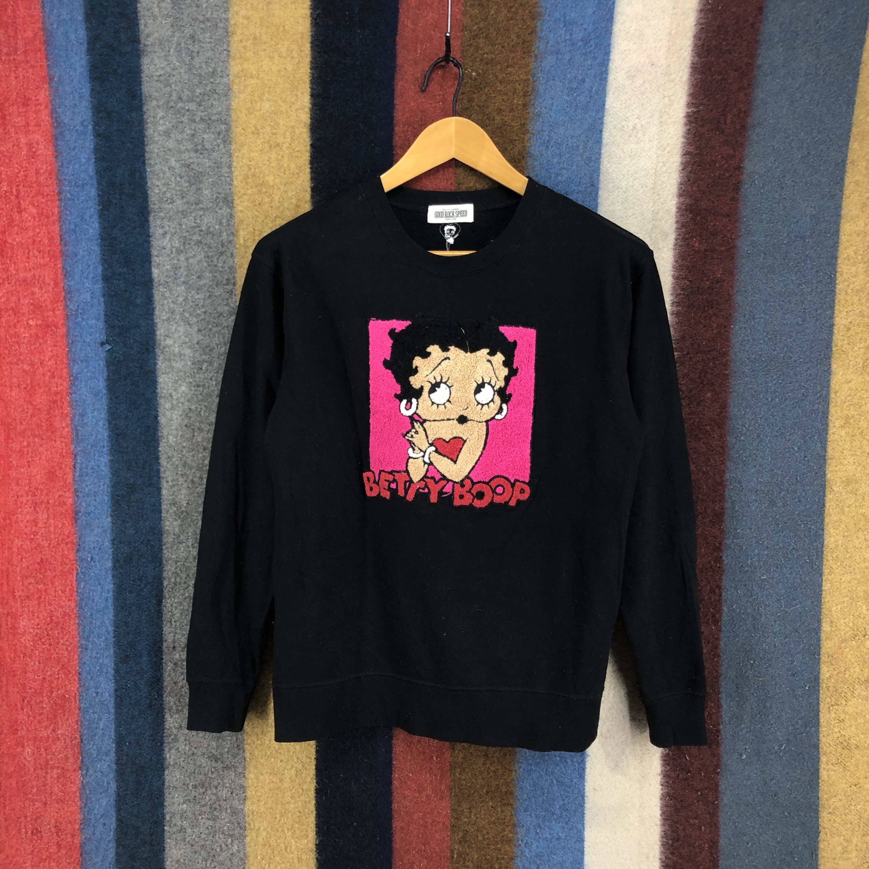 Cartoon Network BETTY BOOP Crew Neck Sweatshirt 3D Logo #010-01 Size US S / EU 44-46 / 1 - 1 Thumbnail