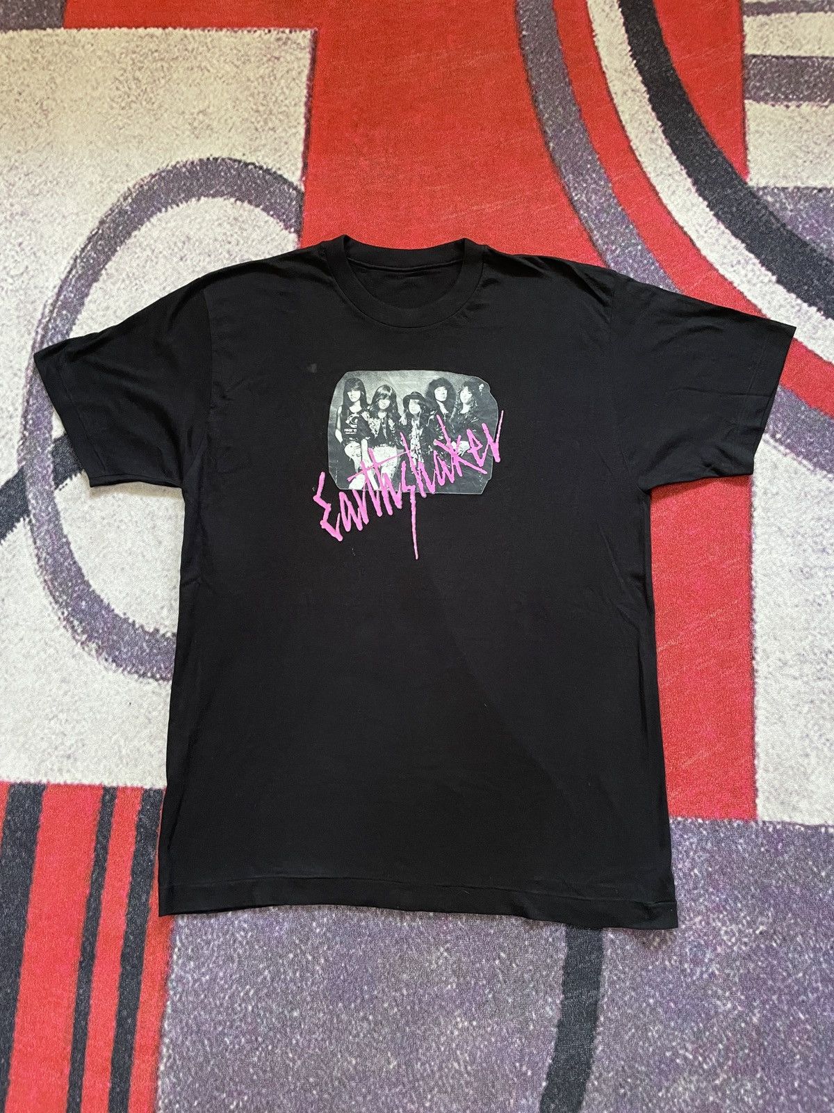 Band Tees vintage Earthshaker Japanese Metal band midnight Flight Size US M / EU 48-50 / 2 - 2 Thumbnail