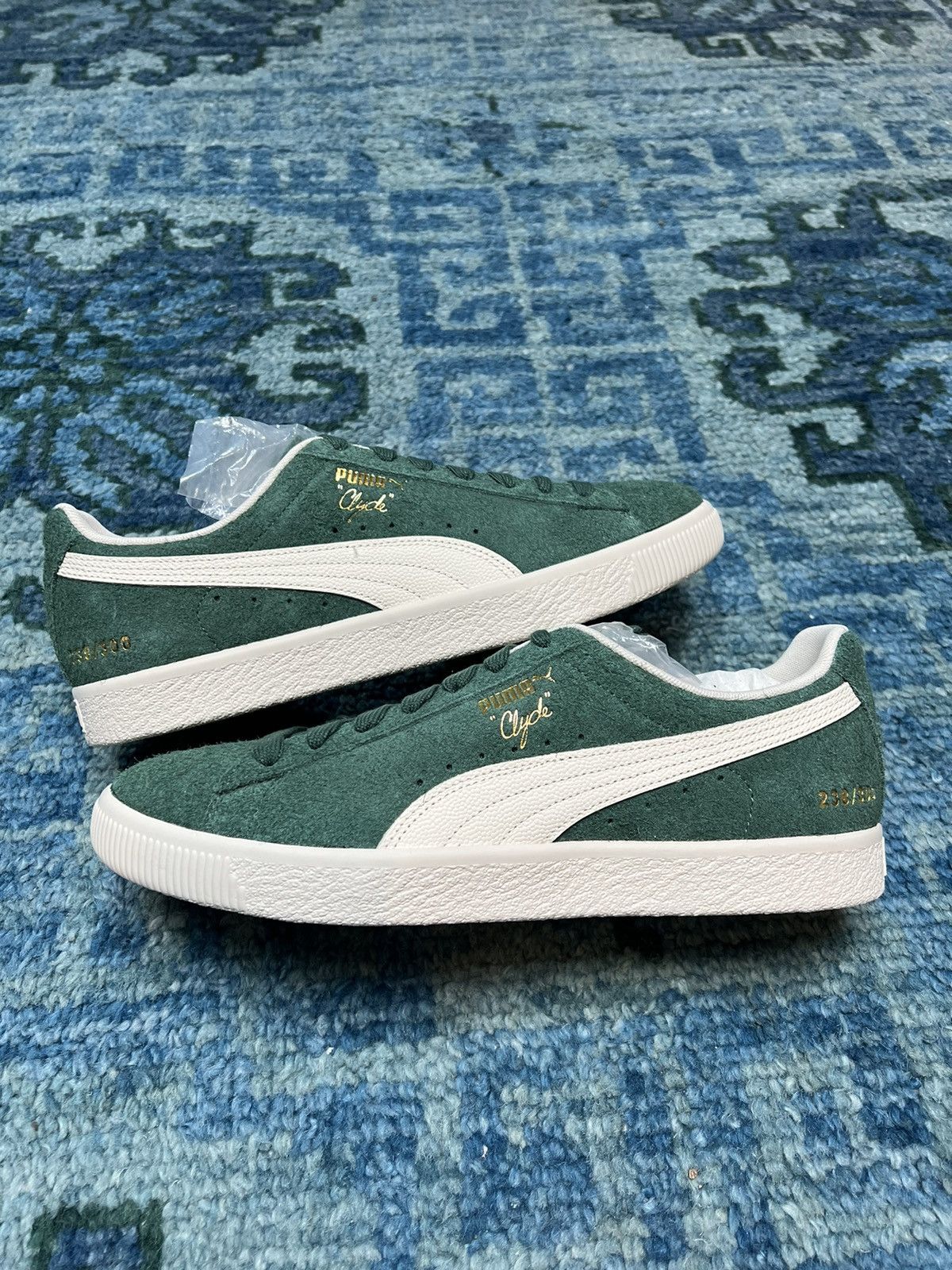 image of End. X Puma Clyde OG 300 Pairs Shoes in Green, Men's (Size 11)