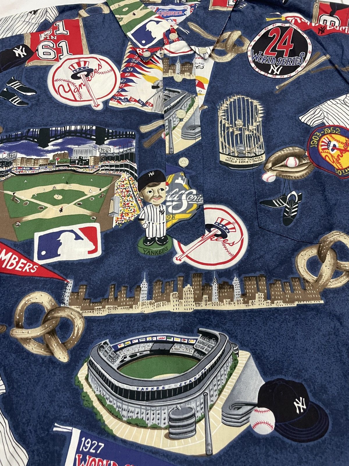 Reyn Spooner Vintage Reyn Spooner MLB New York Yankees pullover Hawaiian Size US M / EU 48-50 / 2 - 5 Thumbnail