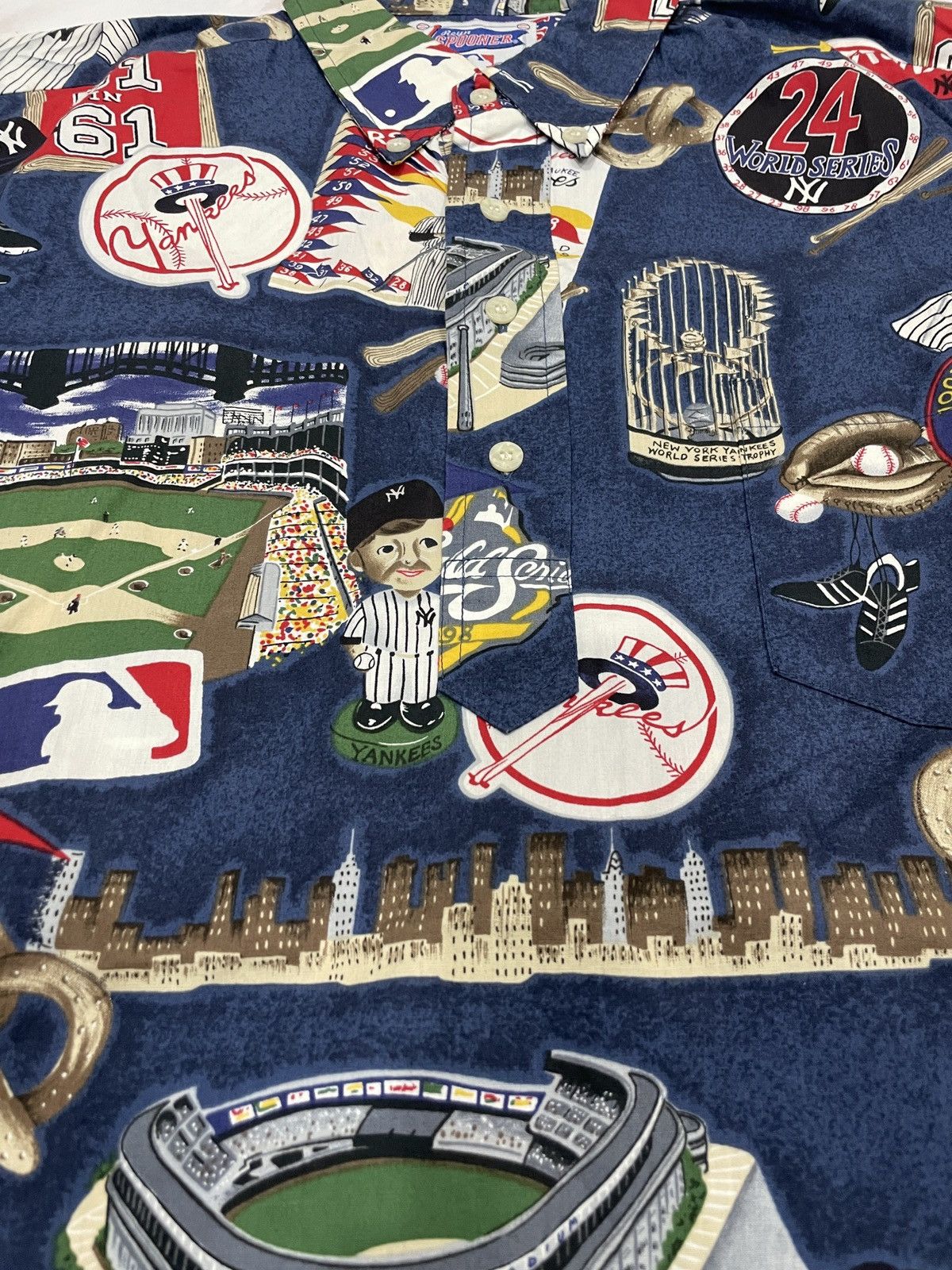 Reyn Spooner Vintage Reyn Spooner MLB New York Yankees pullover Hawaiian Size US M / EU 48-50 / 2 - 4 Thumbnail