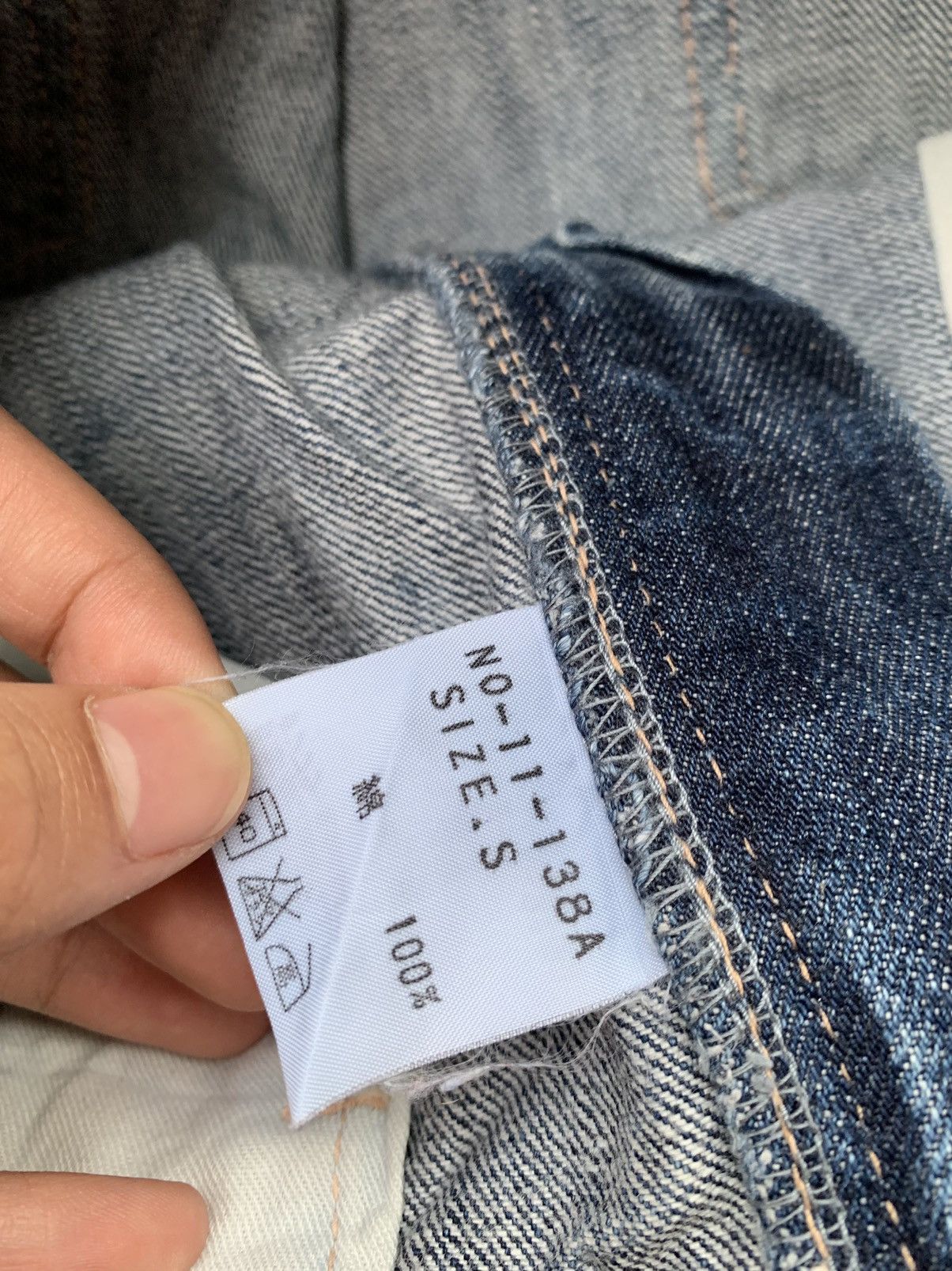 Japanese Brand D.M.G Conservation Distressed Denim Size US 30 / EU 46 - 6 Thumbnail