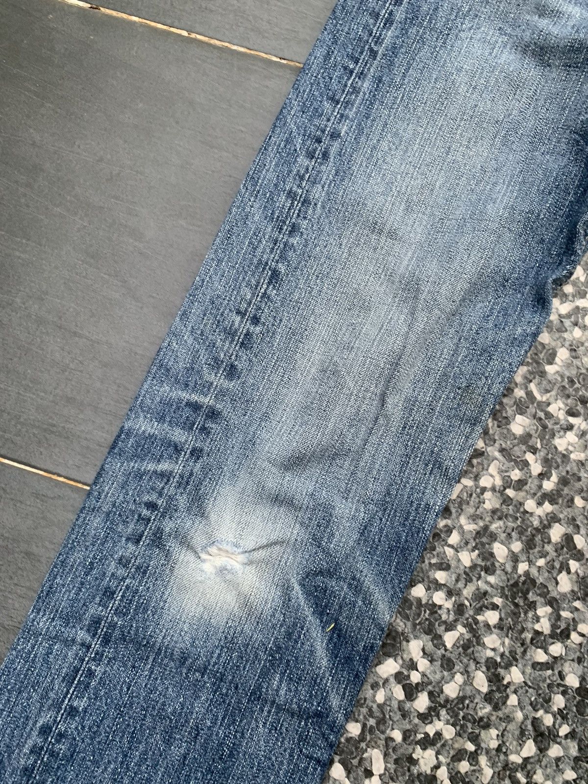 Japanese Brand D.M.G Conservation Distressed Denim Size US 30 / EU 46 - 4 Thumbnail