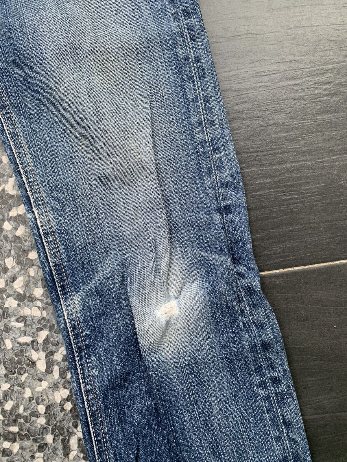 Japanese Brand D.M.G Conservation Distressed Denim Size US 30 / EU 46 - 3 Thumbnail