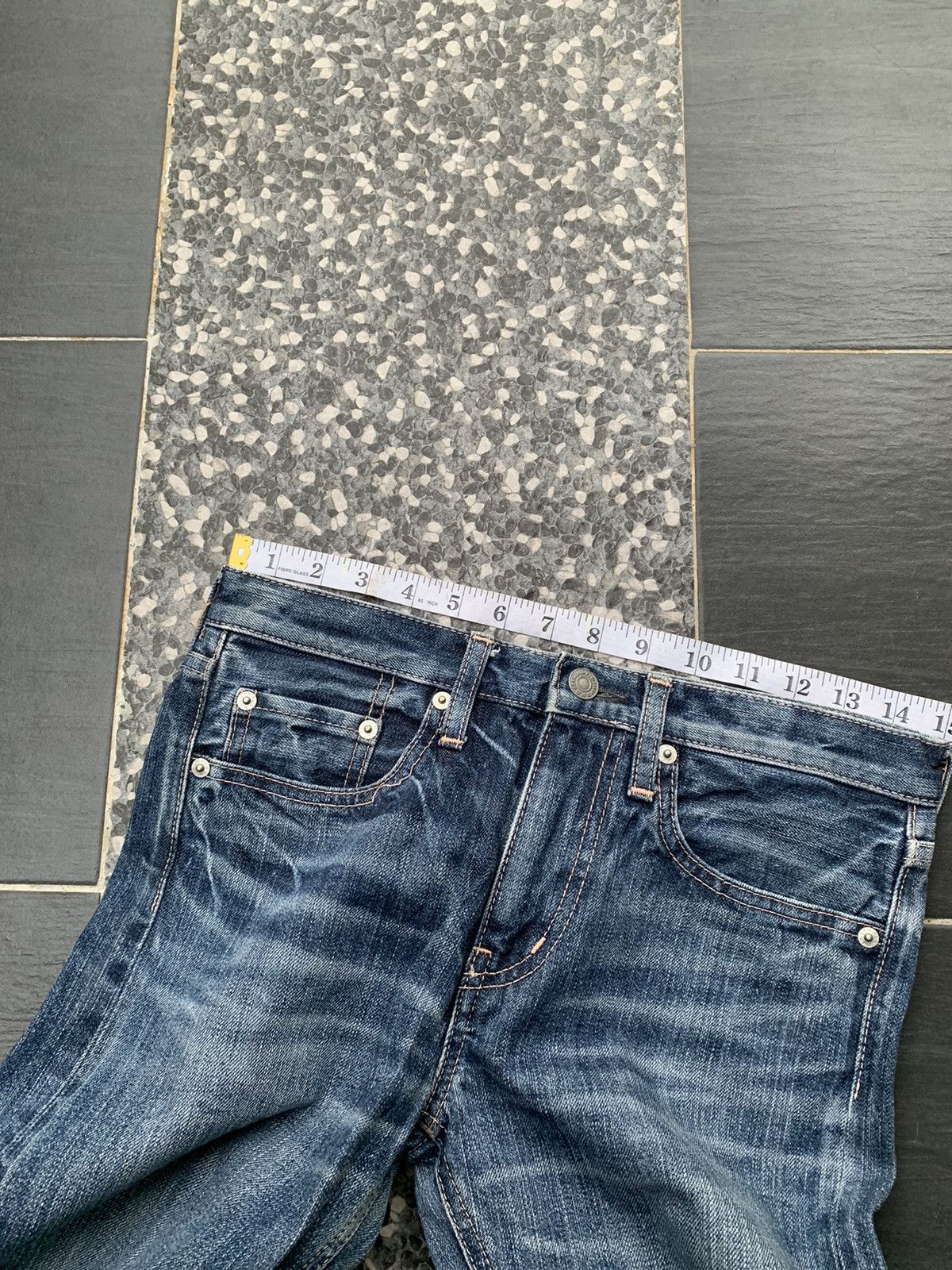 Japanese Brand D.M.G Conservation Distressed Denim Size US 30 / EU 46 - 10 Thumbnail