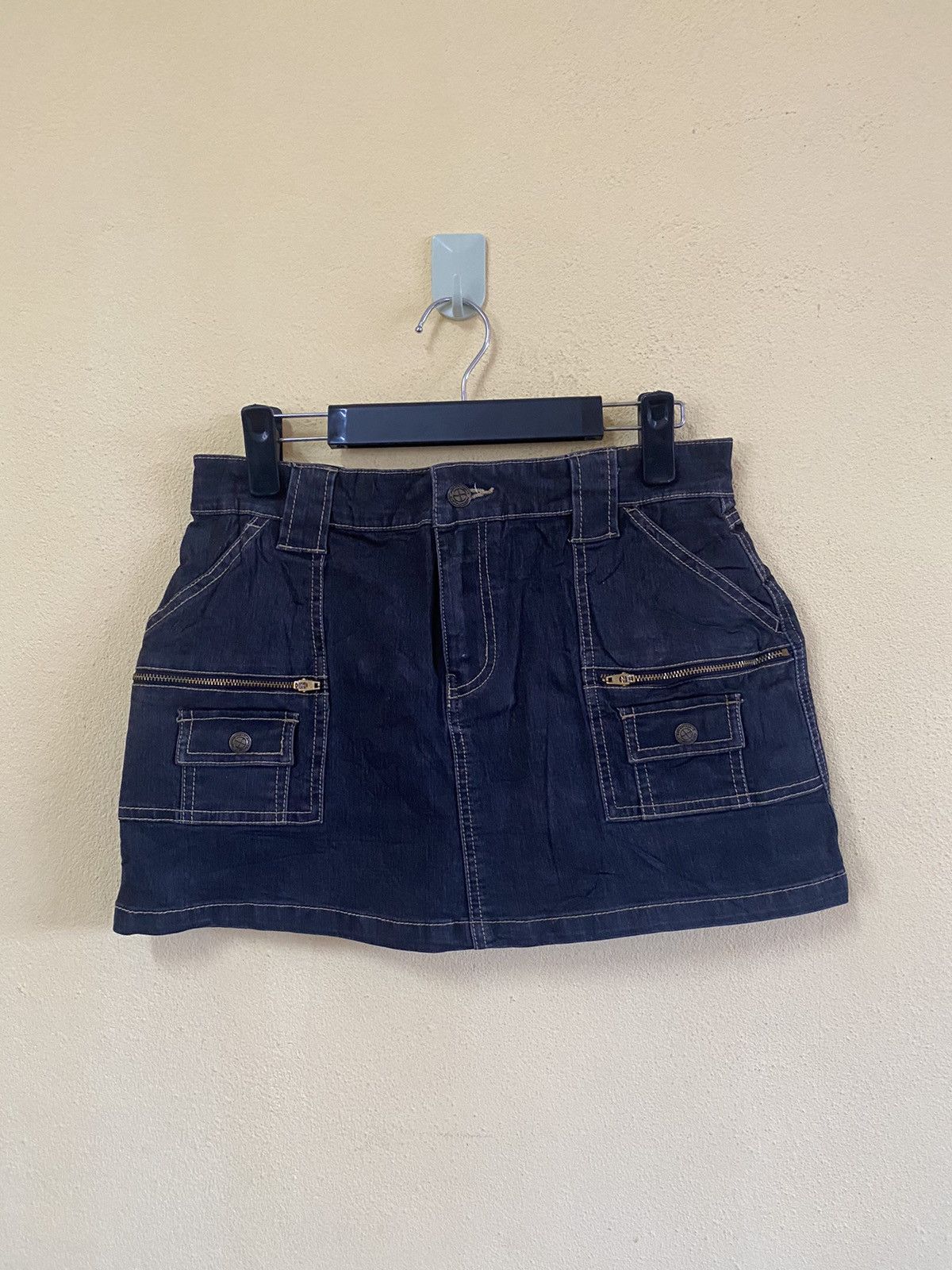 Japanase brand Denim multi-pocket skirt