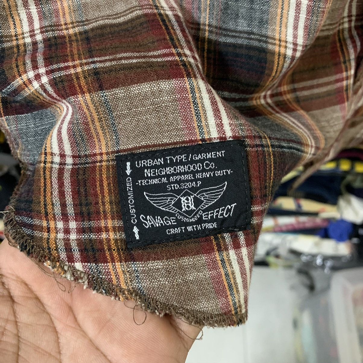 Japanese Brand × Neighborhood × Vintage VTG NEIGHBORHOOD FLANNEL Size US M / EU 48-50 / 2 - 2 Thumbnail