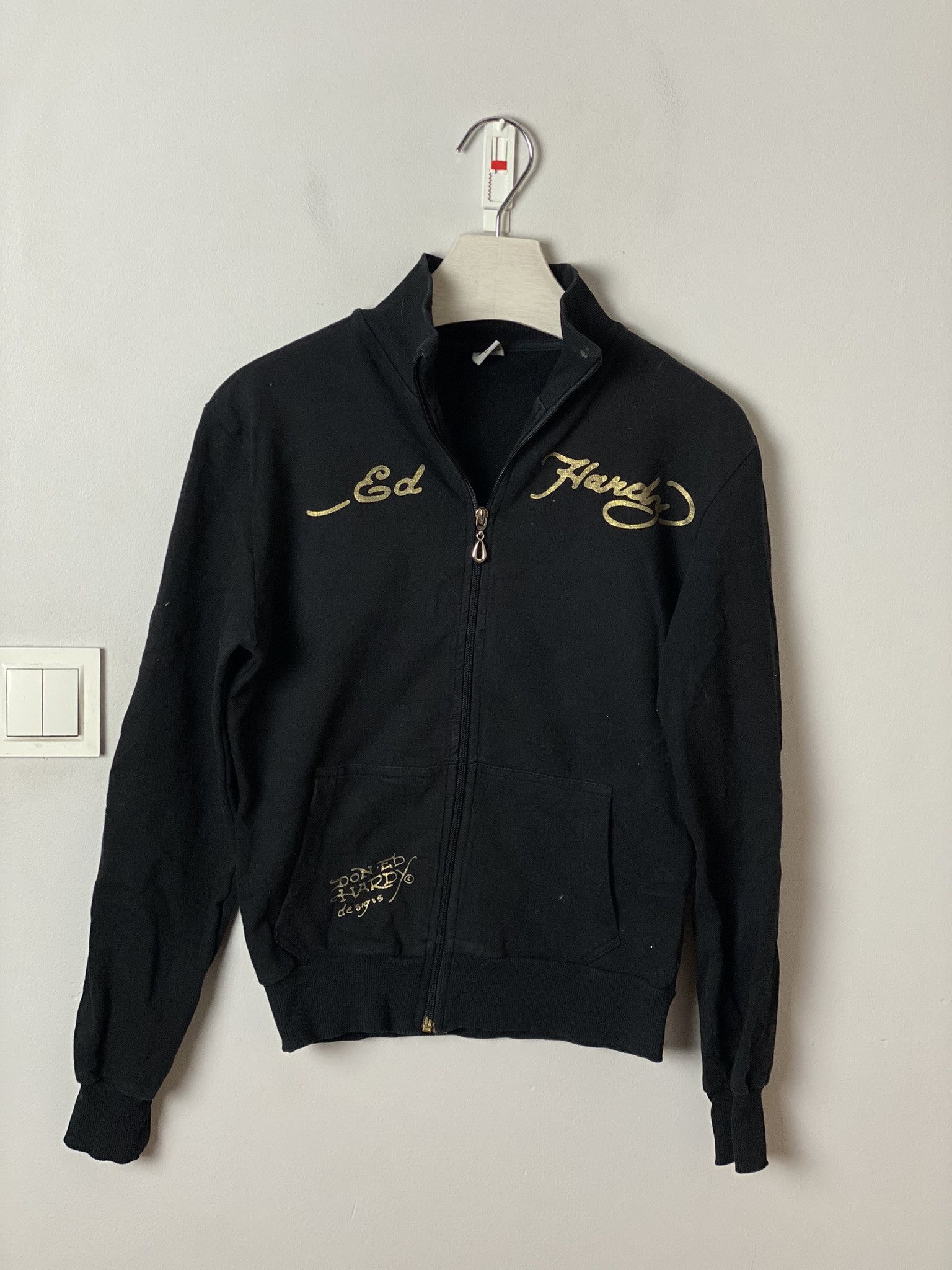 Ed Hardy Ed Hardy vinatge big logo zip-up sweatshirt Size M / US 6-8 / IT 42-44 - 1 Thumbnail